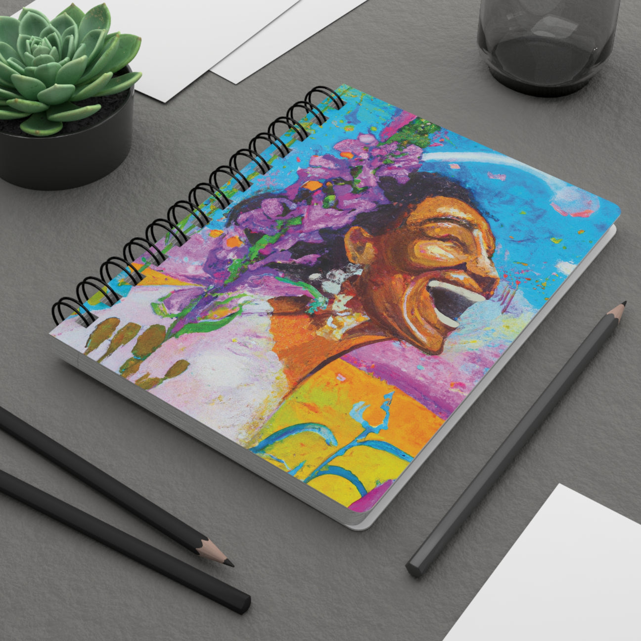 Spiral Bound Notebooks and Journals with 2023-2024 Year-at-a-Glance Calendar