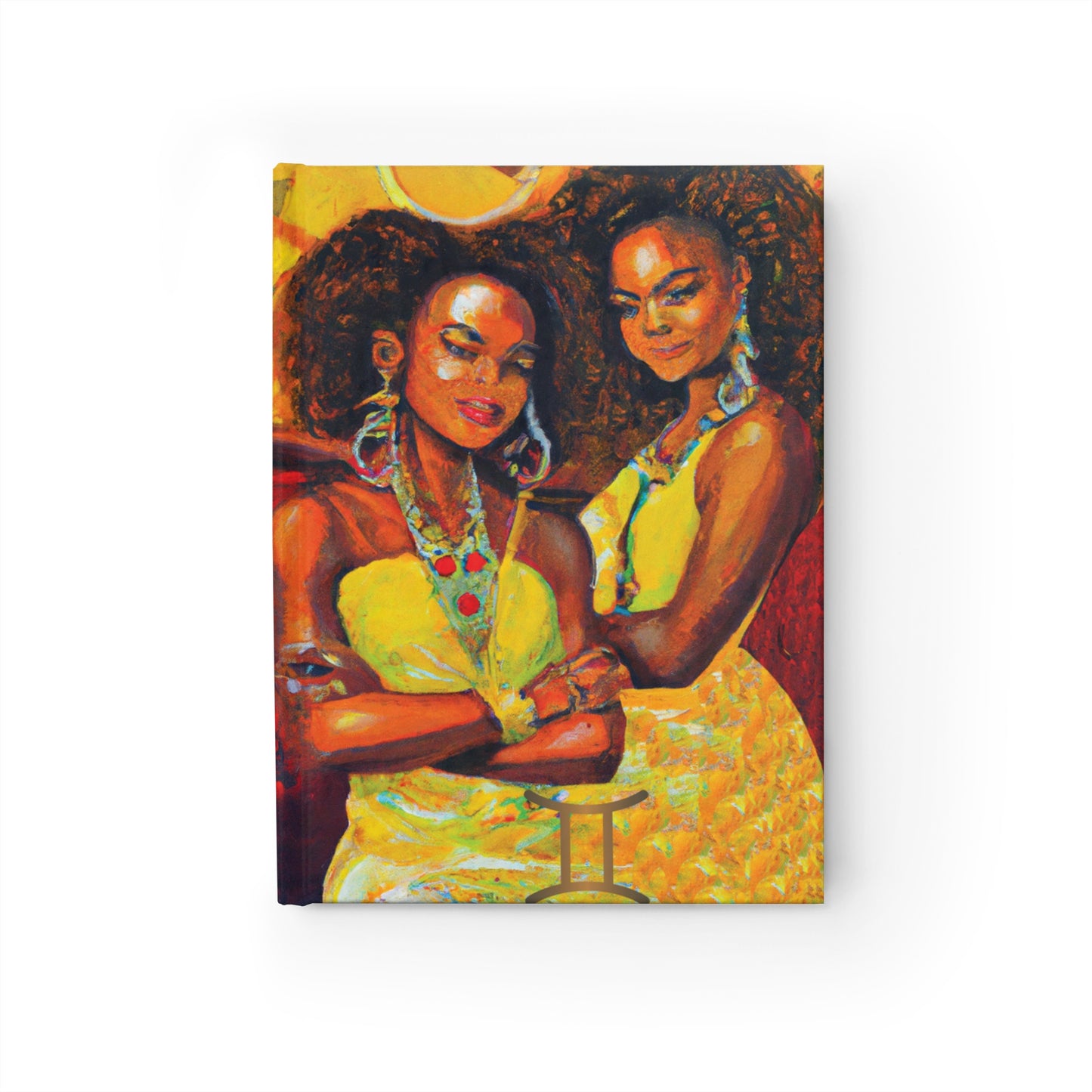 Duality Gemini Hardcover Journal - Ruled Line