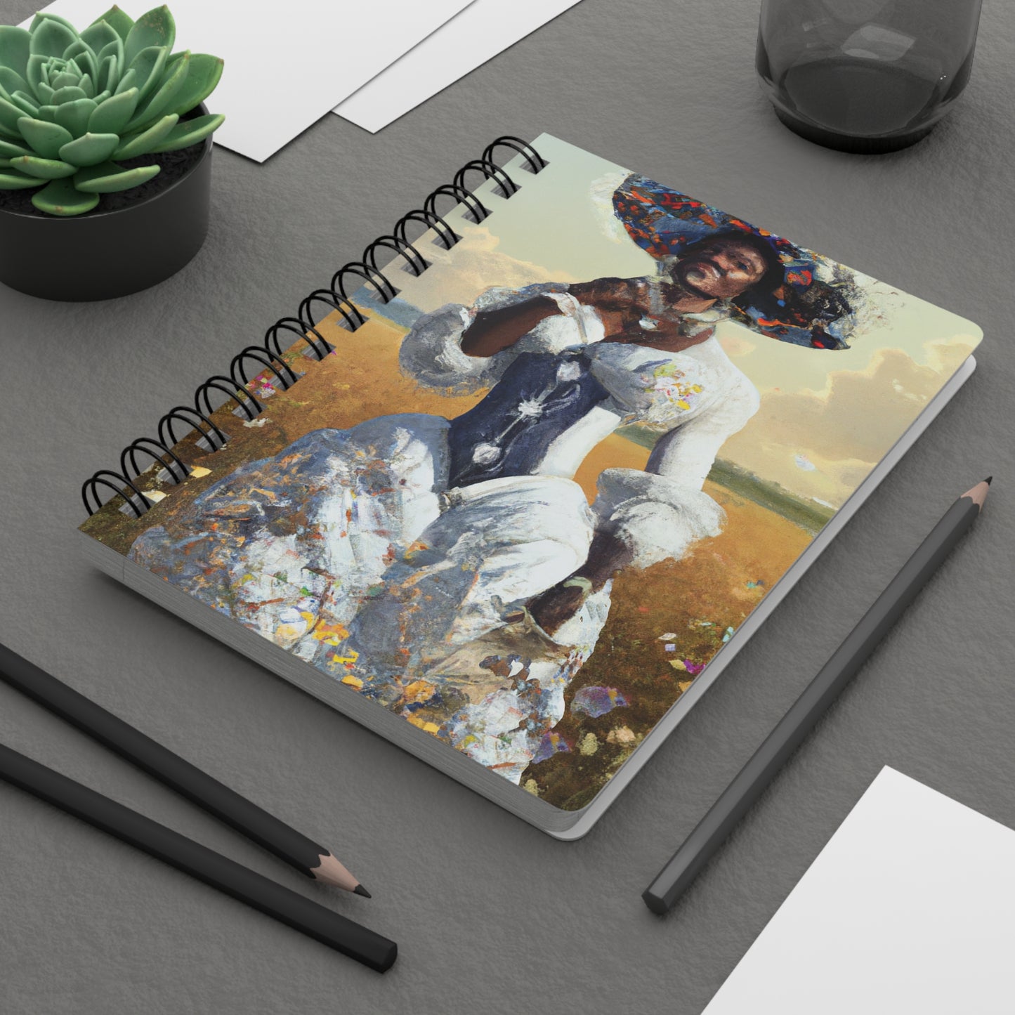 I am Woman Spiral Bound Notebooks and Journals with 2023-2024 Year-at-a-Glance Calendar