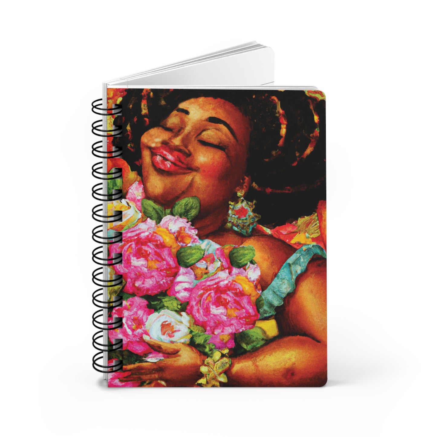 Lovey Spiral Bound Notebooks and Journals with 2023-2024 Year-at-a-Glance Calendar