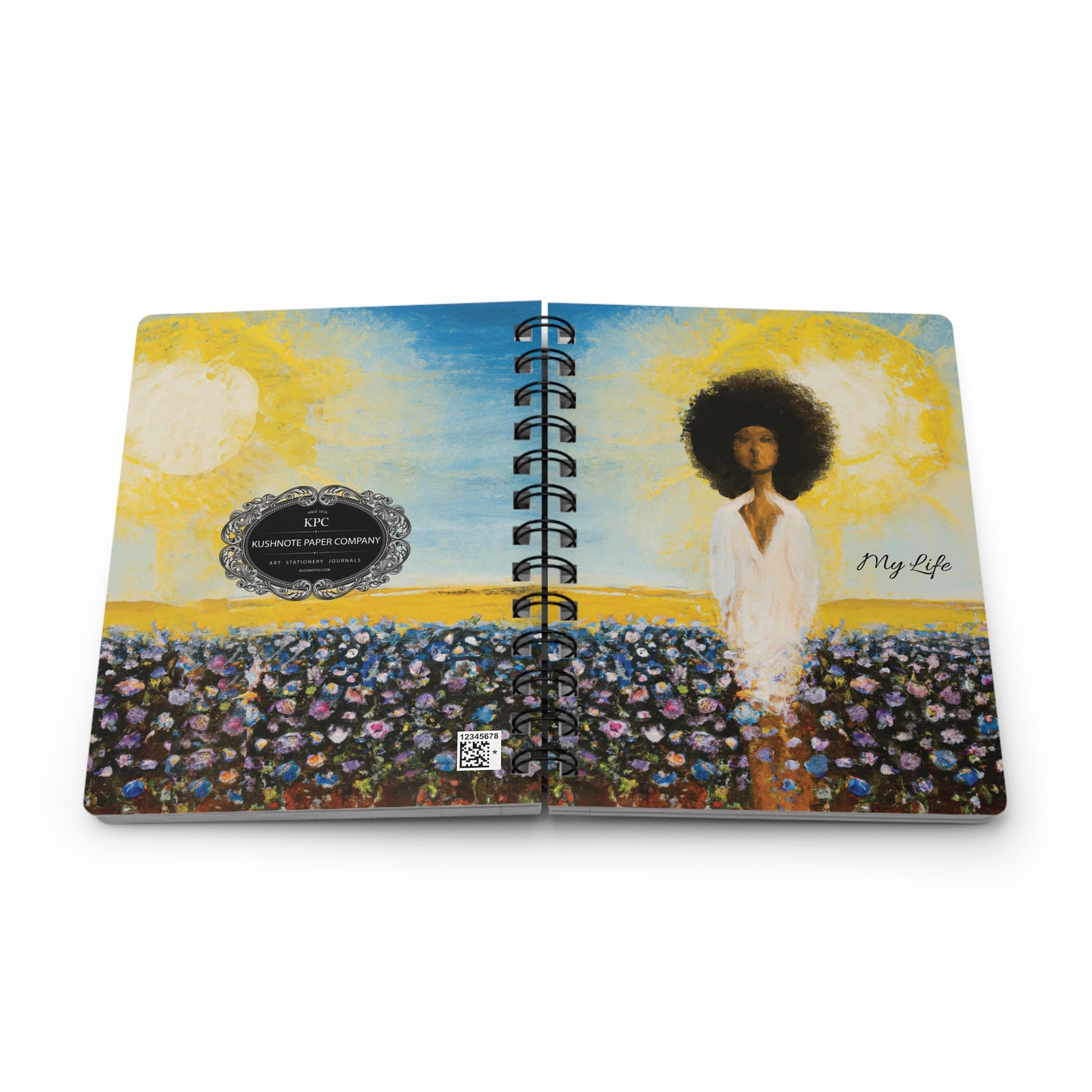 My Life Spiral Bound Notebooks and Journals with 2023-2024 Year-at-a-Glance Calendar