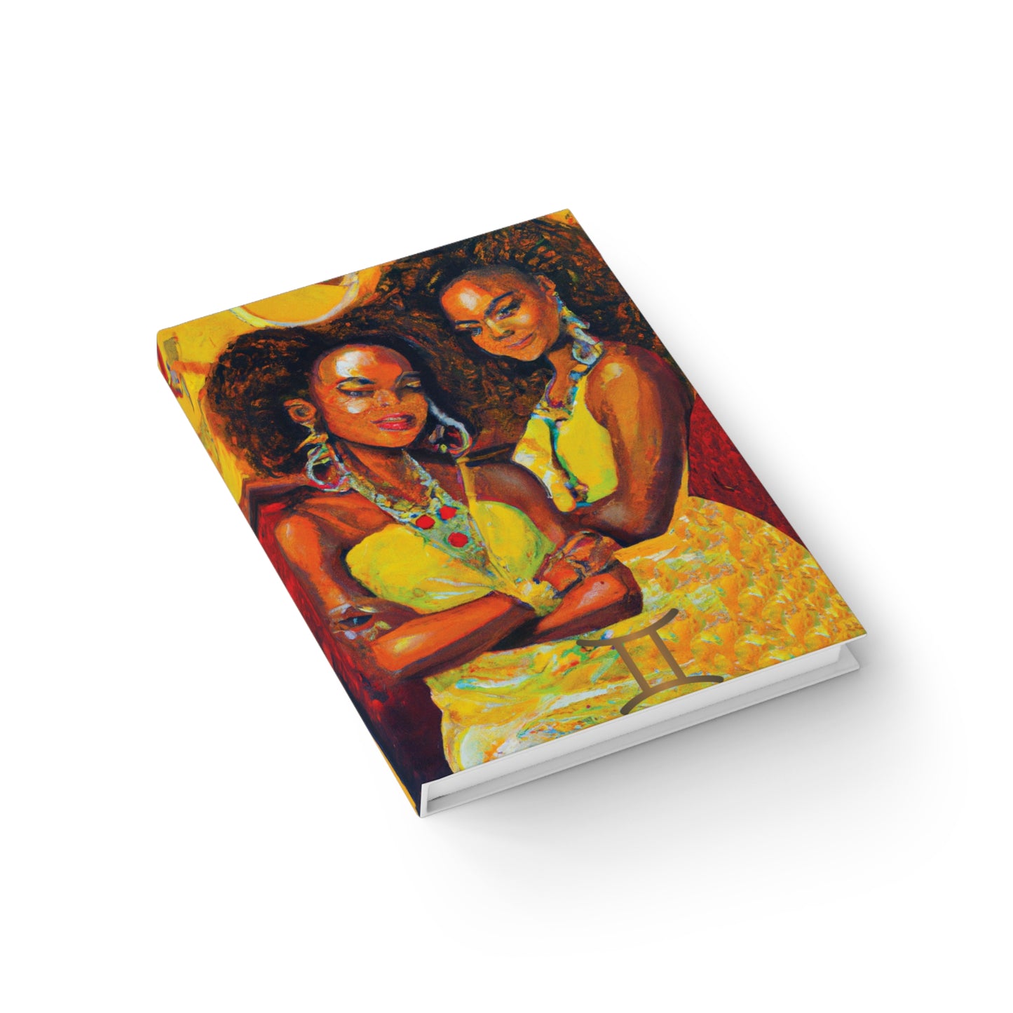 Duality Gemini Hardcover Journal - Ruled Line