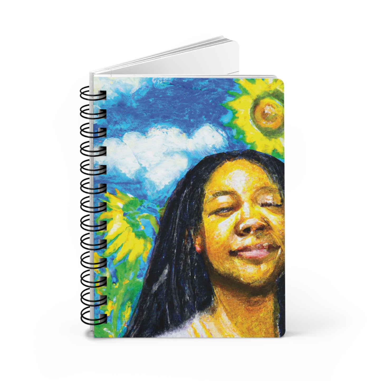 Comfortable in My Skin Spiral Bound Notebooks and Journals with 2023-2024 Year-at-a-Glance Calendar