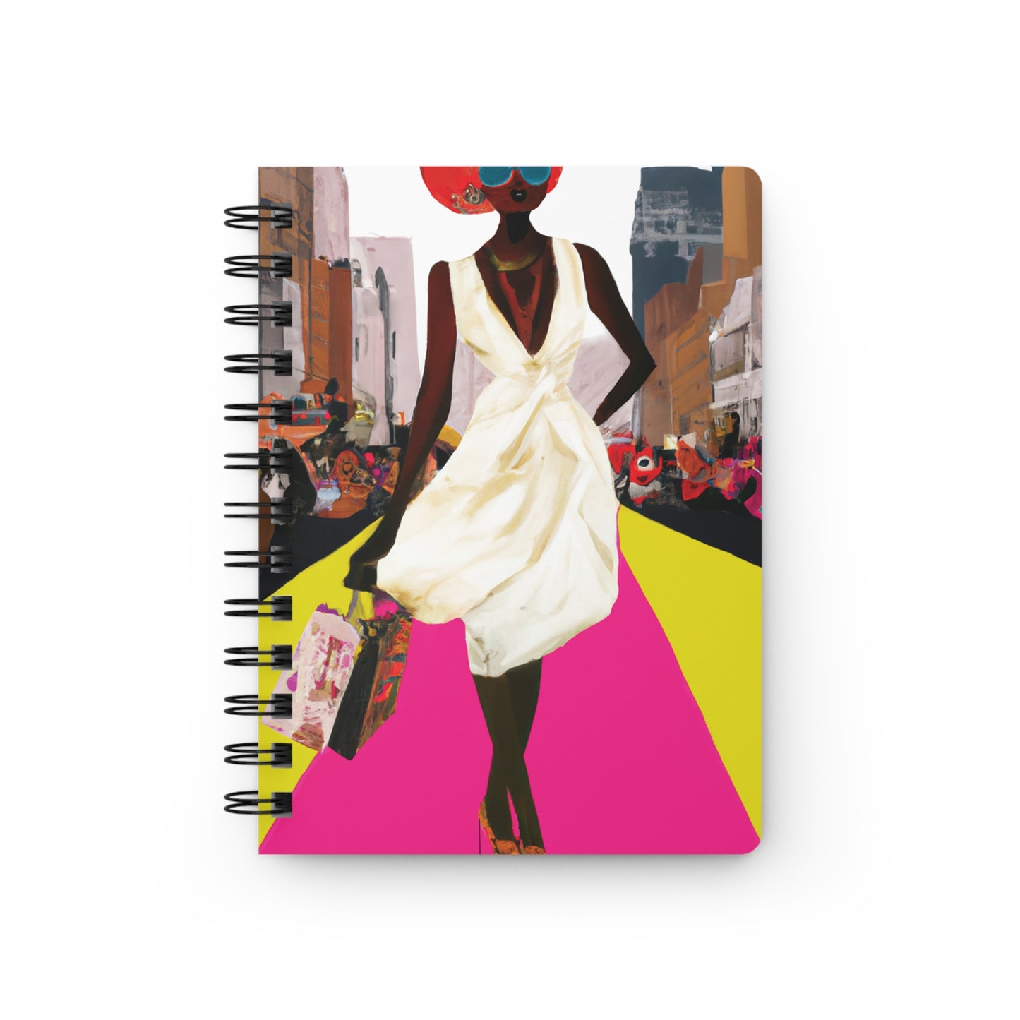 Flossy Couture Spiral Bound Notebooks and Journals with 2023-2024 Year-at-a-Glance Calendar