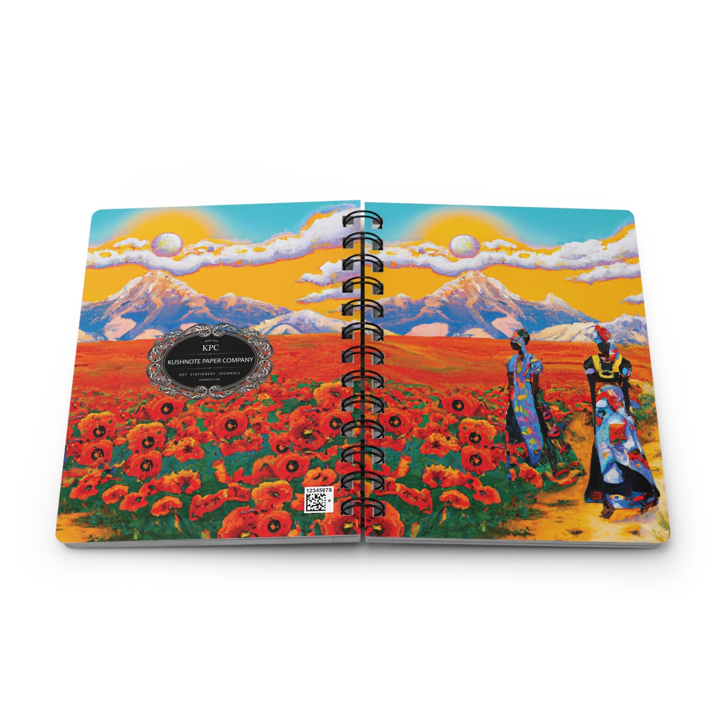 Naturally Devine Spiral Bound Notebooks and Journals with 2023-2024 Year-at-a-Glance Calendar