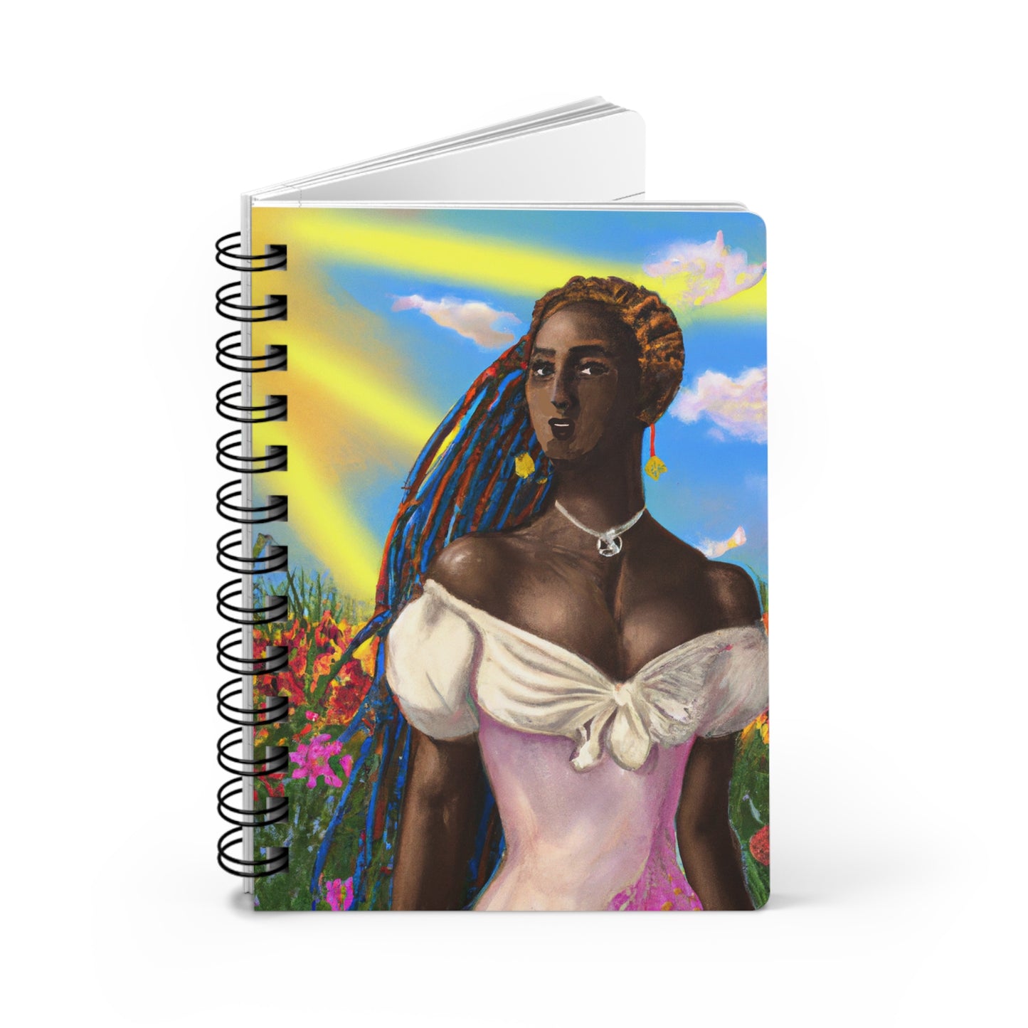 Mother Nature is a Dred Spiral Bound Notebooks and Journals with 2023-2024 Year-at-a-Glance Calendar