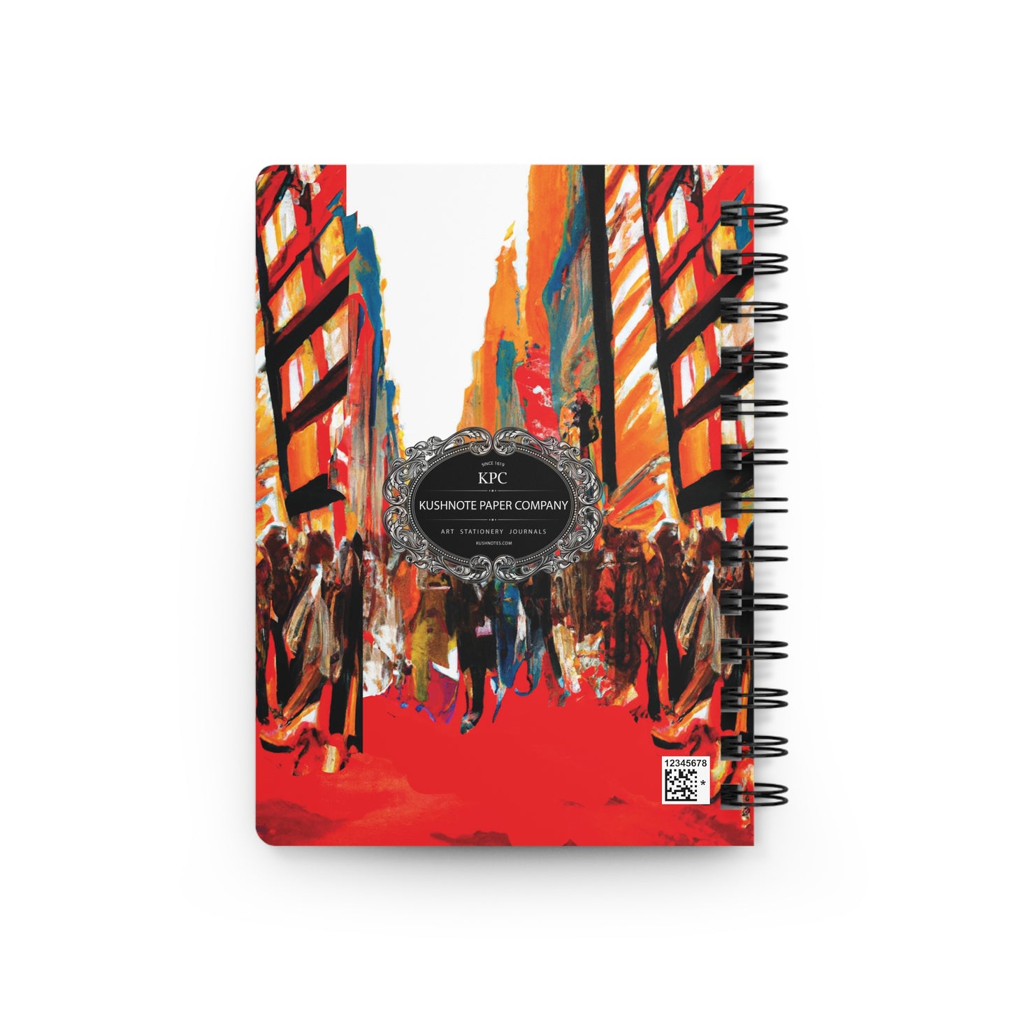Flossy Karole Spiral Bound Notebooks and Journals with 2023-2024 Year-at-a-Glance Calendar