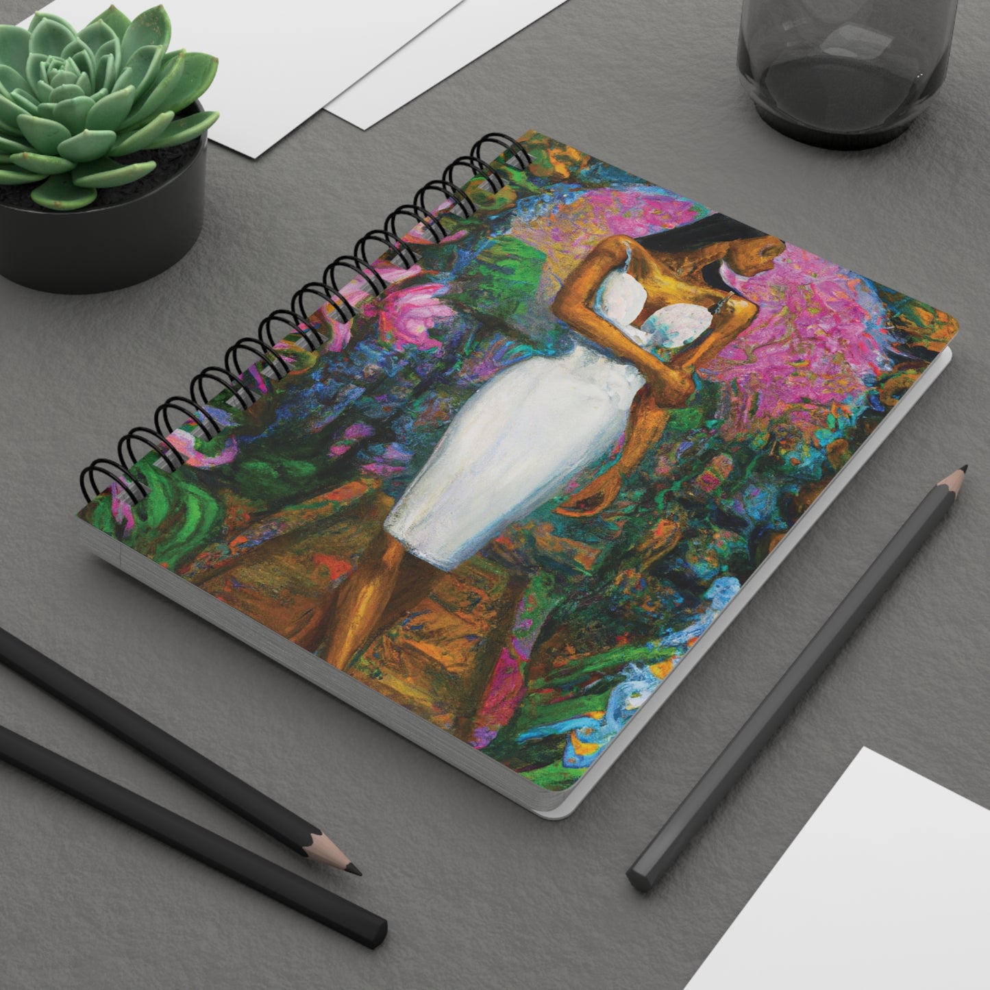 Patience Spiral Bound Notebooks and Journals with 2023-2024 Year-at-a-Glance Calendar