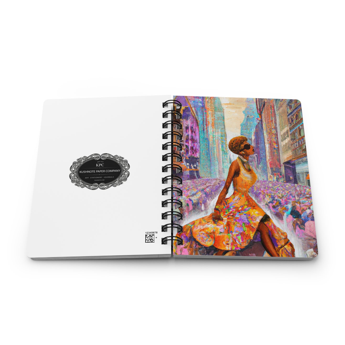 Flossy and Classy Spiral Bound Notebooks and Journals with 2023-2024 Year-at-a-Glance Calendar