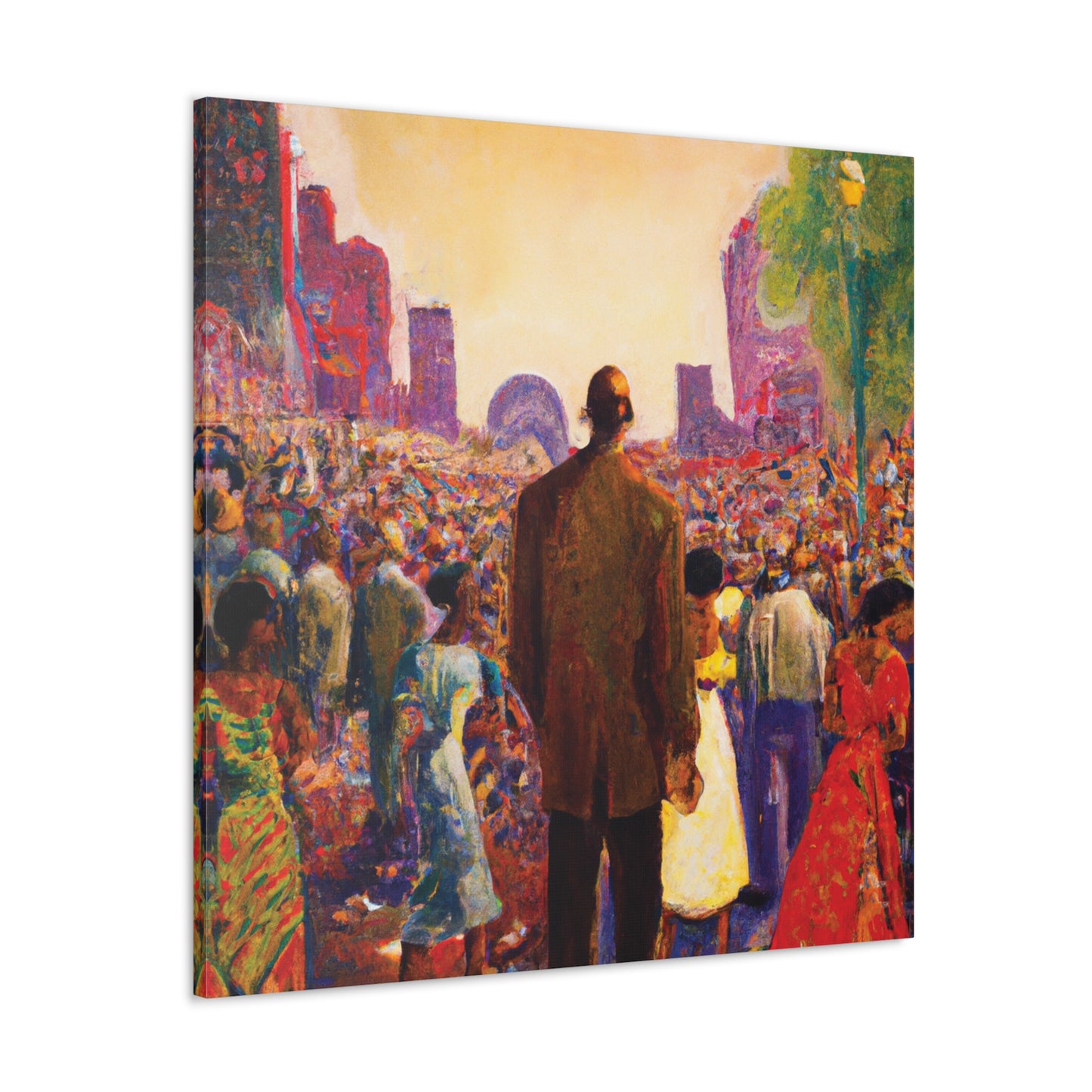 Amongst The People Canvas Gallery Wraps