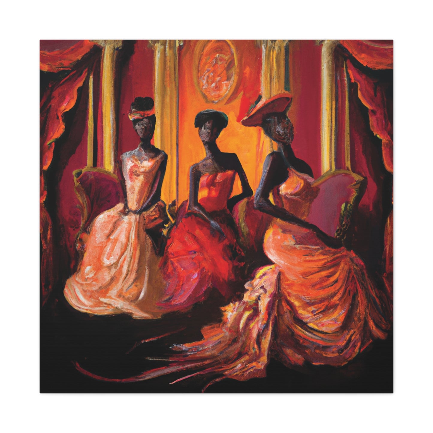 The Red Room Canvas Gallery Wraps