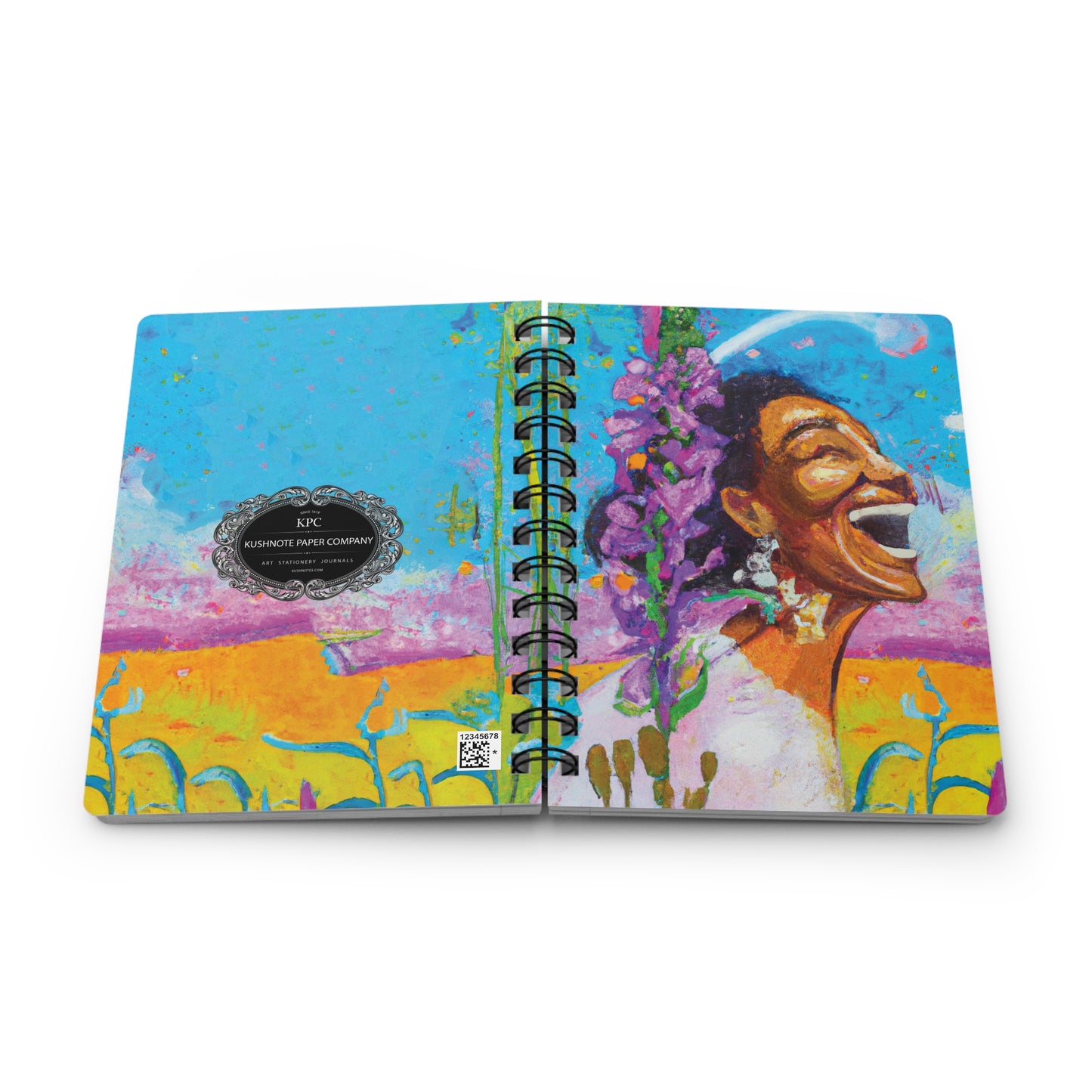 Colorful Spirit Spiral Bound Notebooks and Journals with 2023-2024 Year-at-a-Glance Calendar