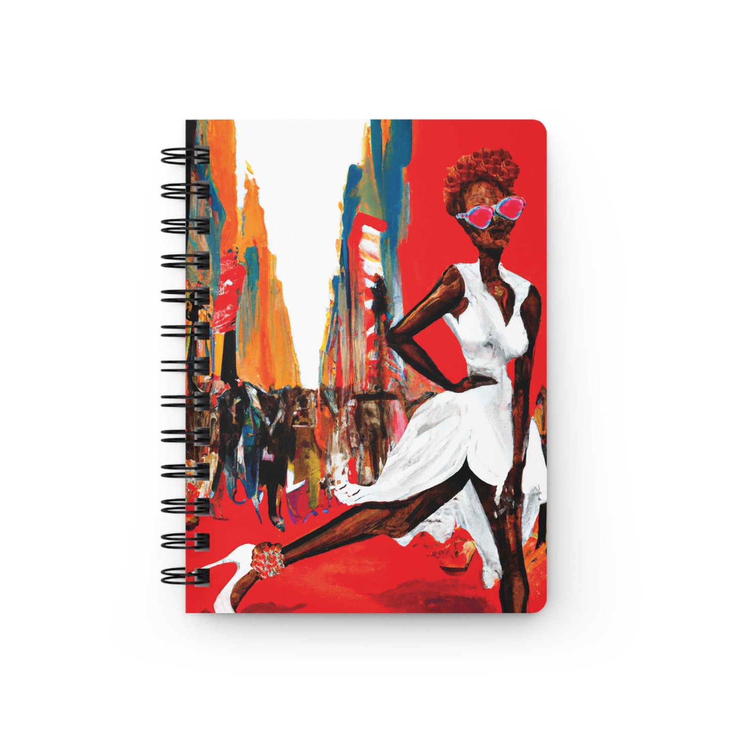 Flossy Karole Spiral Bound Notebooks and Journals with 2023-2024 Year-at-a-Glance Calendar