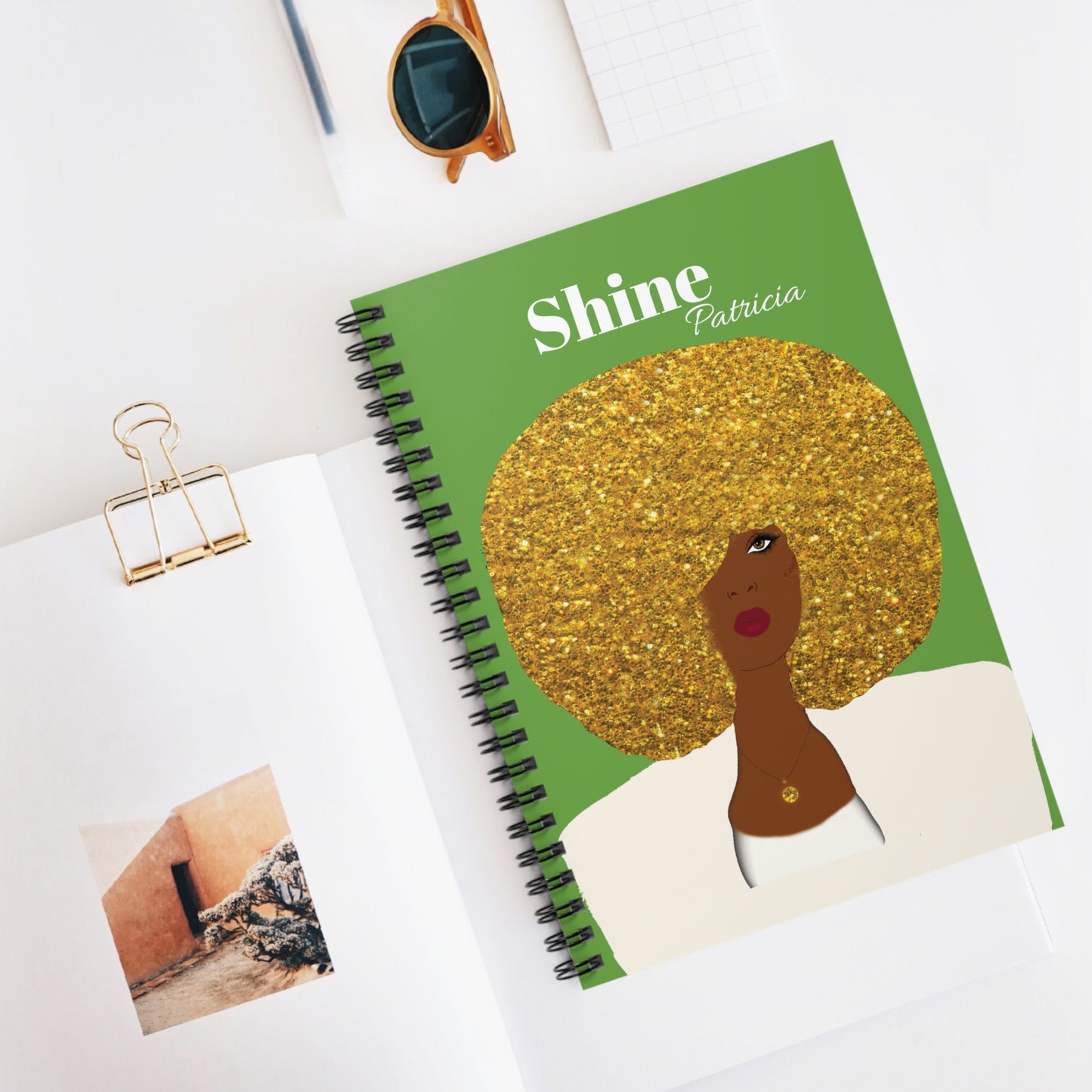 Personalized Shine Bright Harper Journal Notebook