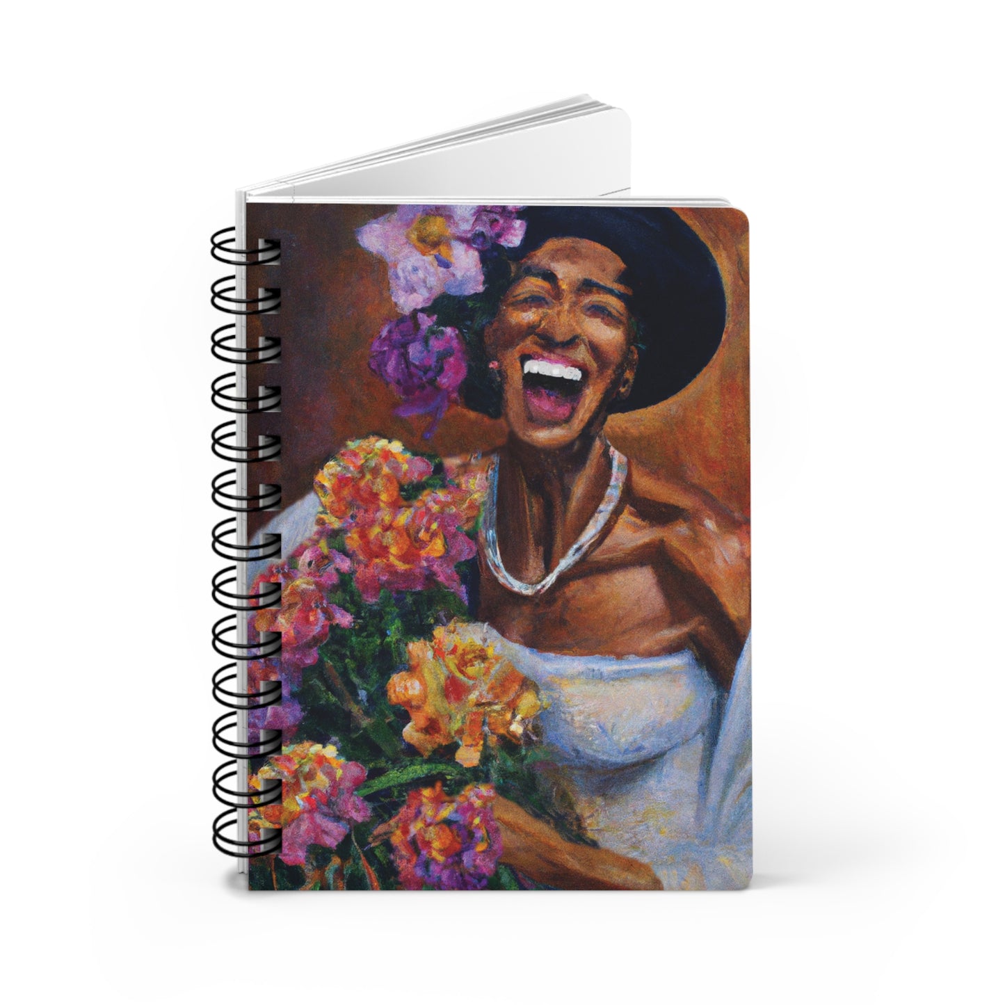 Pearls and Lace Spiral Bound Notebooks and Journals with 2023-2024 Year-at-a-Glance Calendar