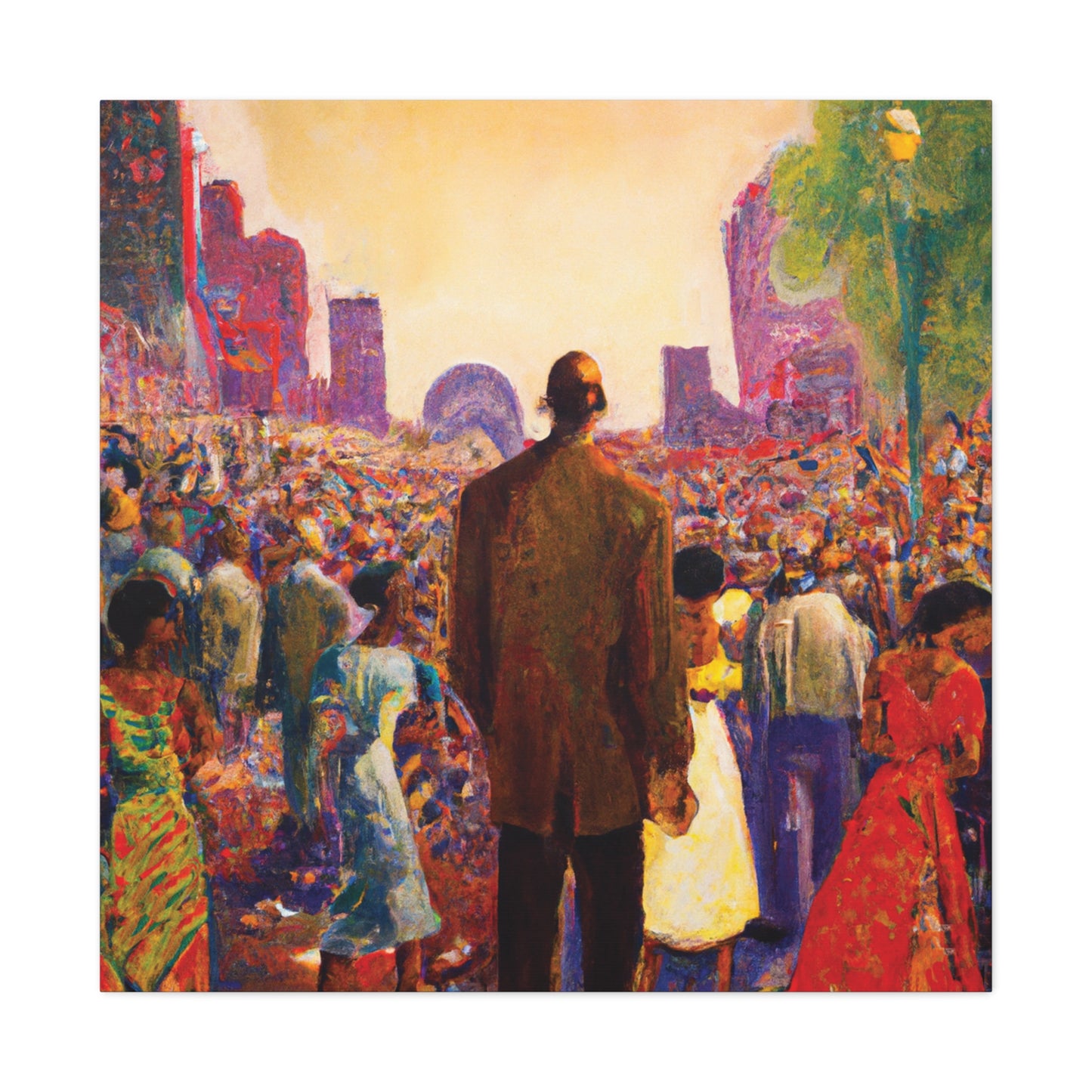 Amongst The People Canvas Gallery Wraps