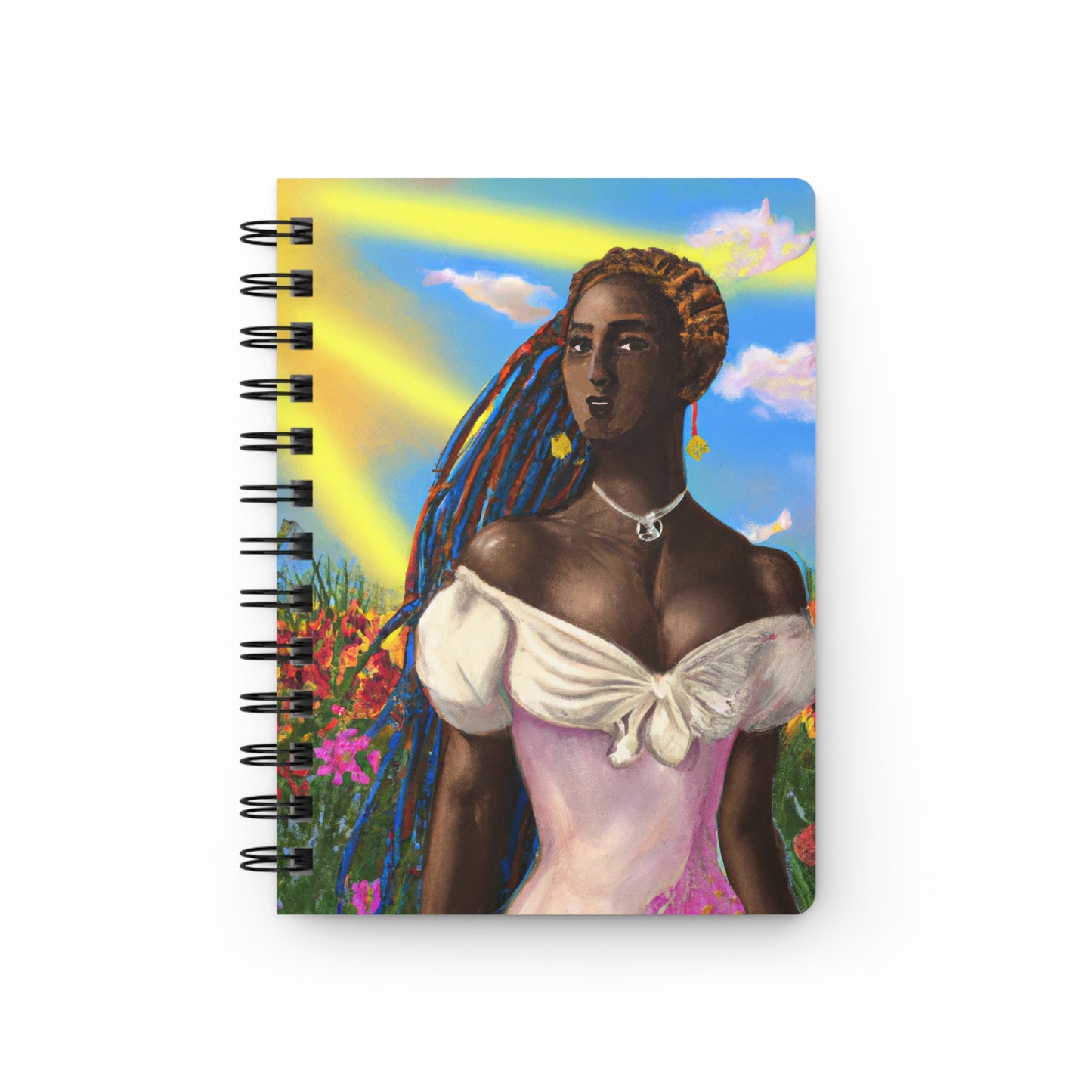 Mother Nature is a Dred Spiral Bound Notebooks and Journals with 2023-2024 Year-at-a-Glance Calendar