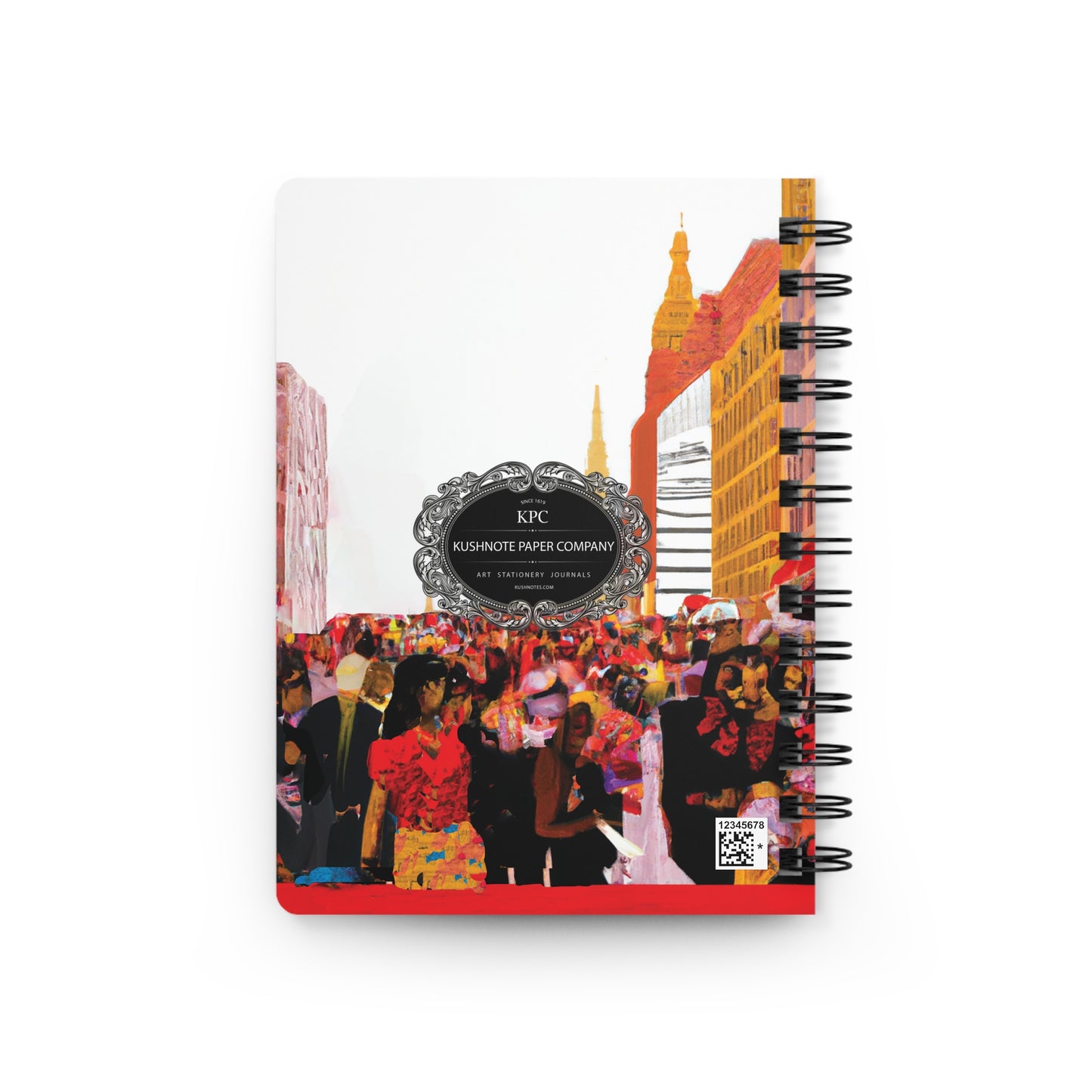 Flossy Pepper Spiral Bound Notebooks and Journals with 2023-2024 Year-at-a-Glance Calendar
