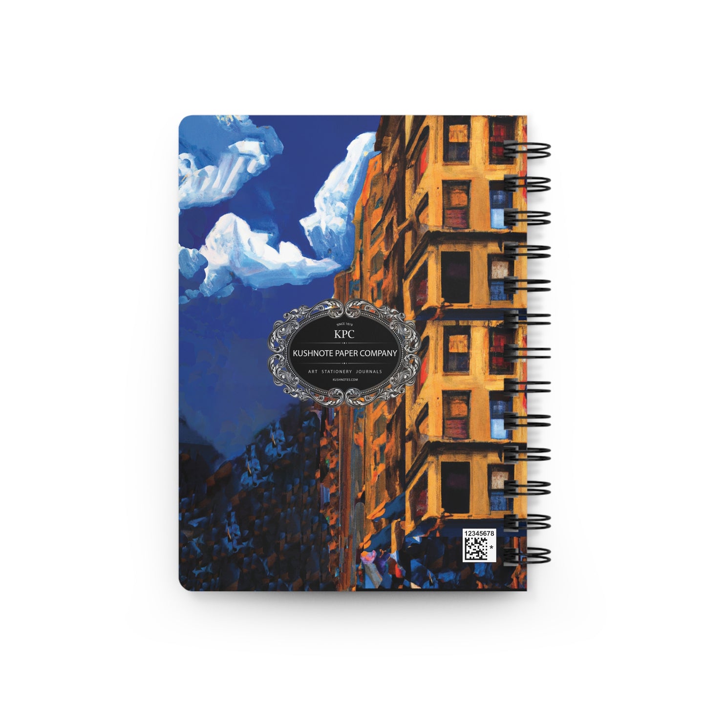 Flossy Floss Spiral Bound Notebooks and Journals with 2023-2024 Year-at-a-Glance Calendar