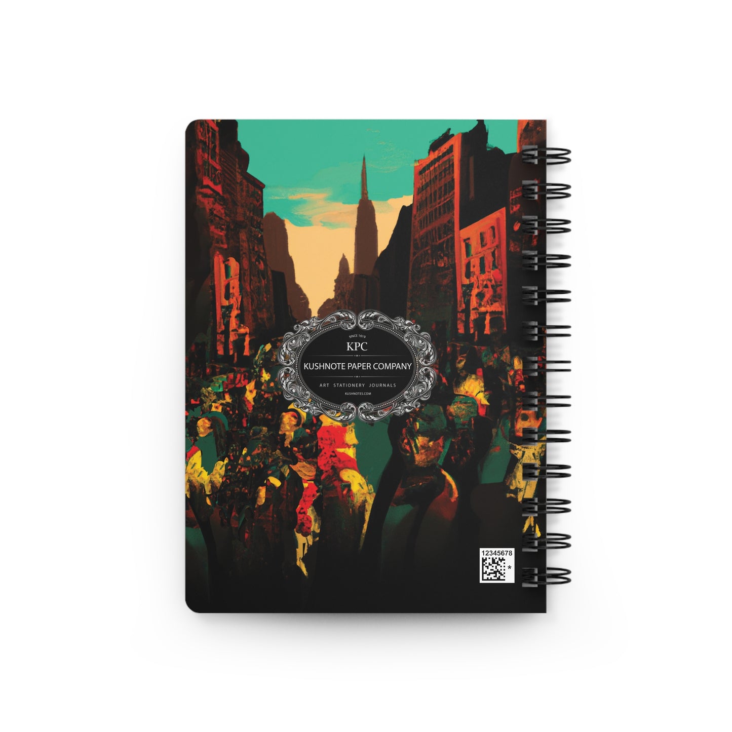Cold Floss Spiral Bound Notebooks and Journals with 2023-2024 Year-at-a-Glance Calendar