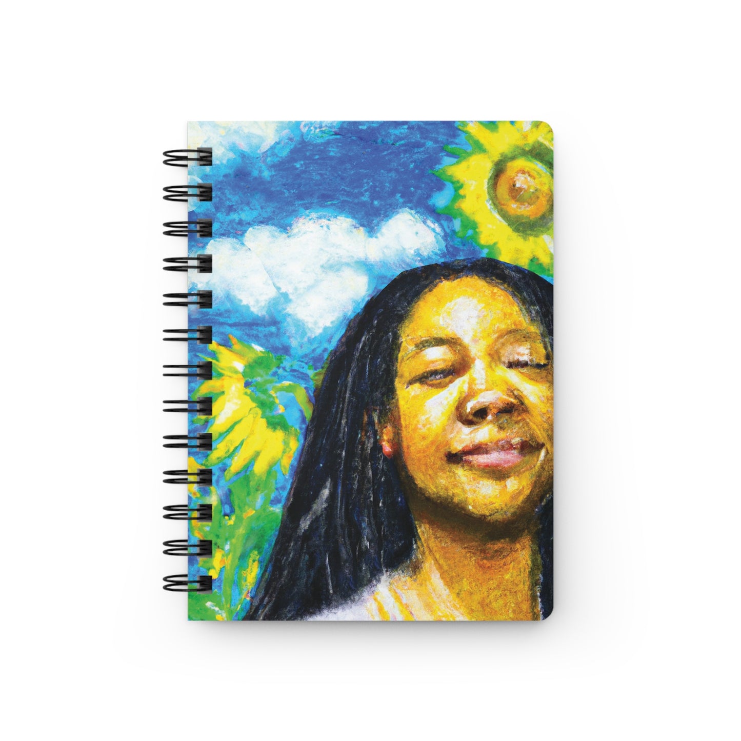 Comfortable in My Skin Spiral Bound Notebooks and Journals with 2023-2024 Year-at-a-Glance Calendar