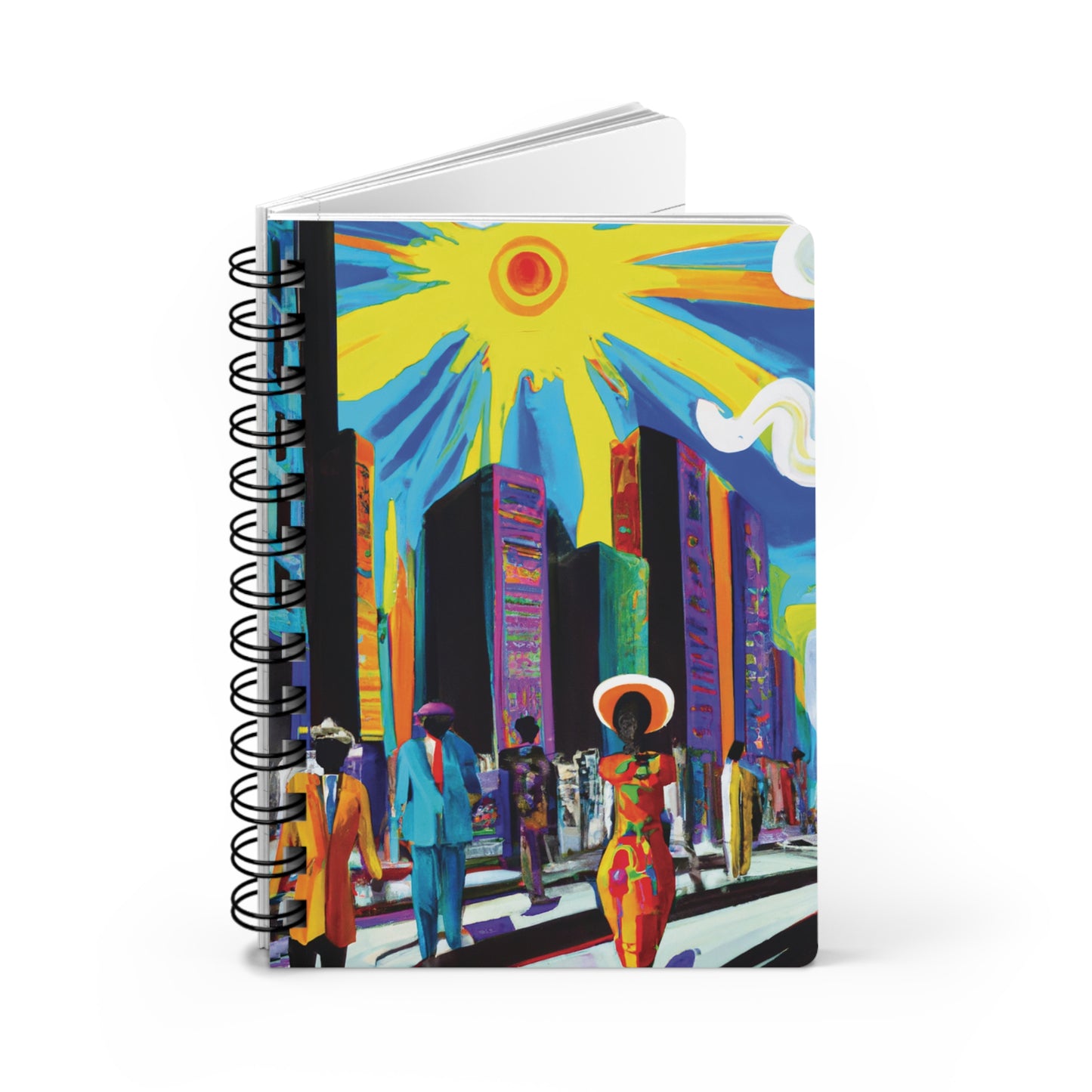 A Brand New Day Spiral Bound Notebooks and Journals with 2023-2024 Year-at-a-Glance Calendar