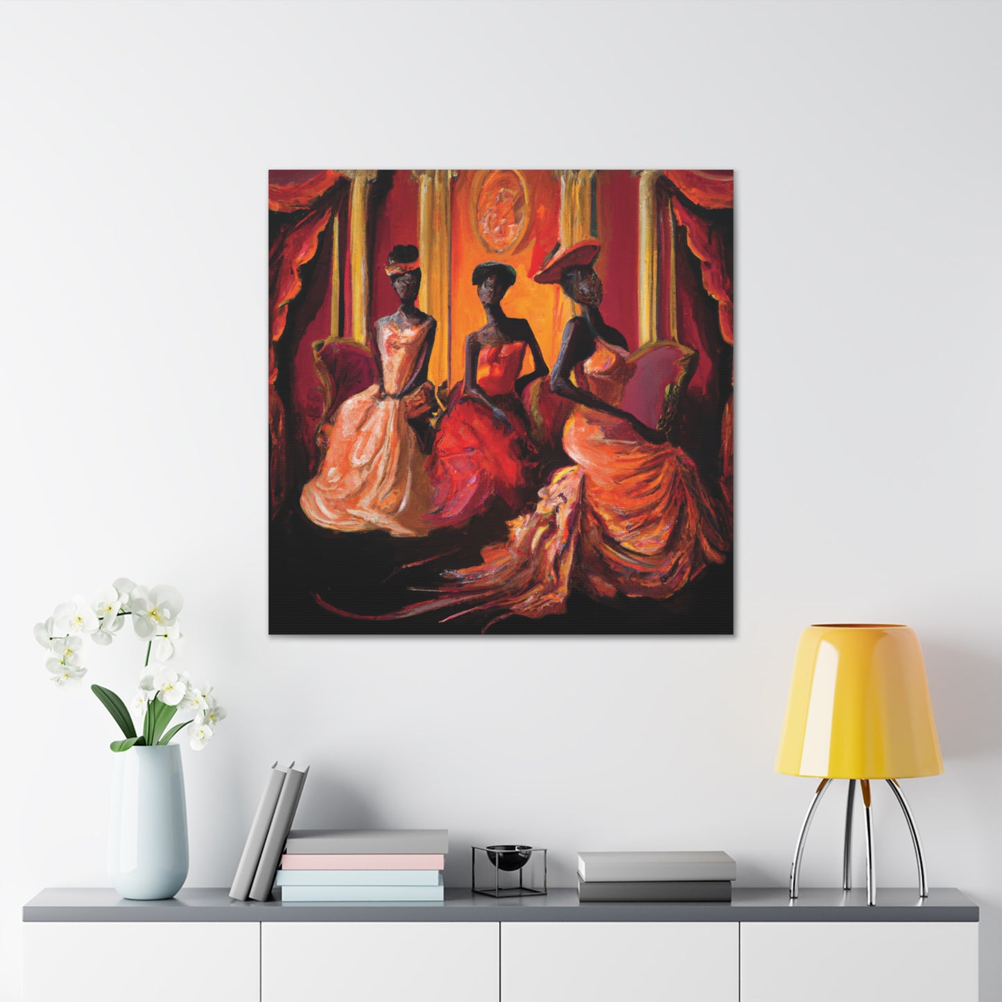 The Red Room Canvas Gallery Wraps