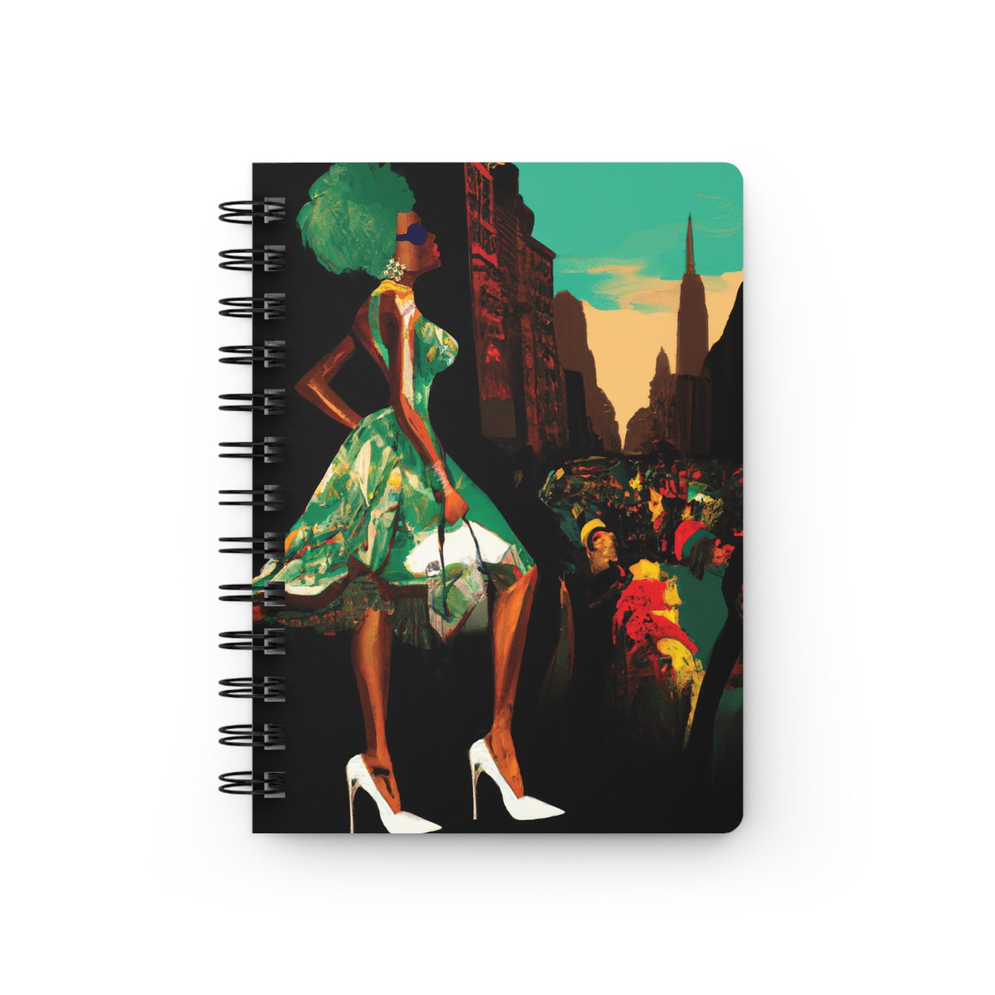Cold Floss Spiral Bound Notebooks and Journals with 2023-2024 Year-at-a-Glance Calendar