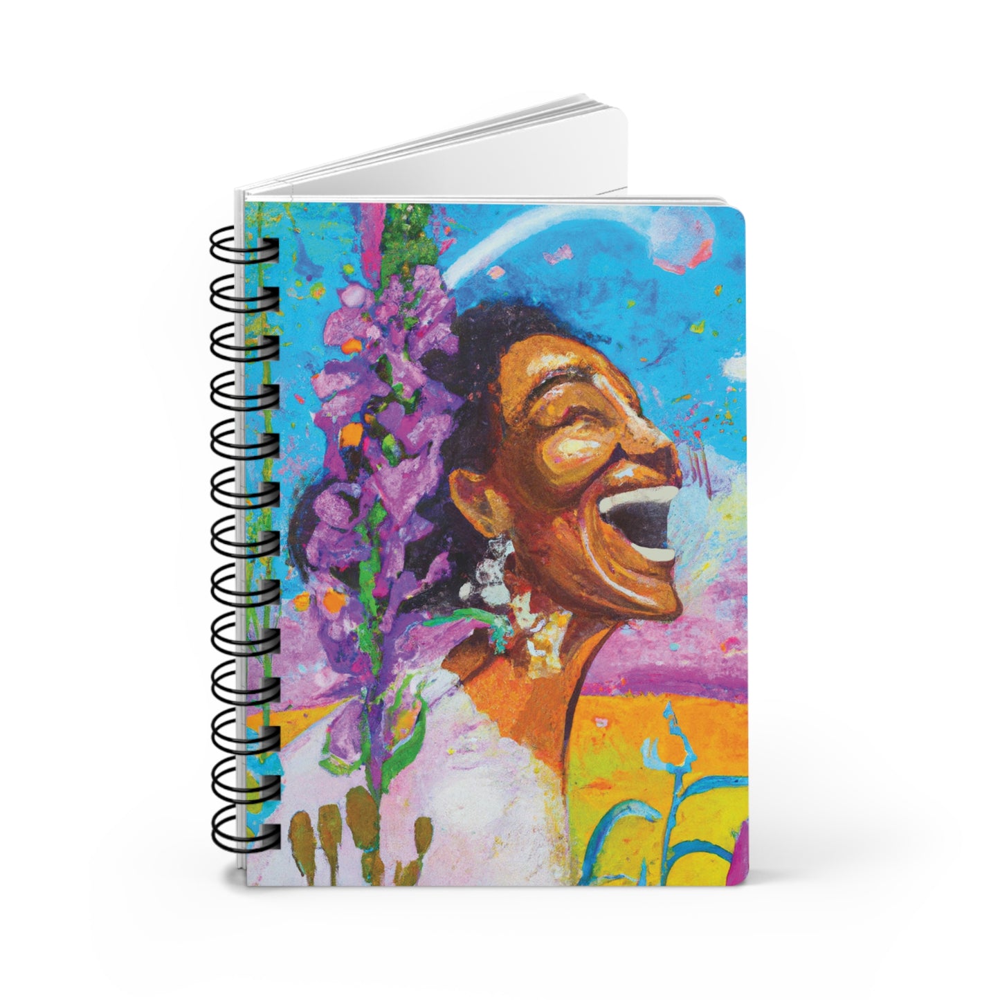 Colorful Spirit Spiral Bound Notebooks and Journals with 2023-2024 Year-at-a-Glance Calendar