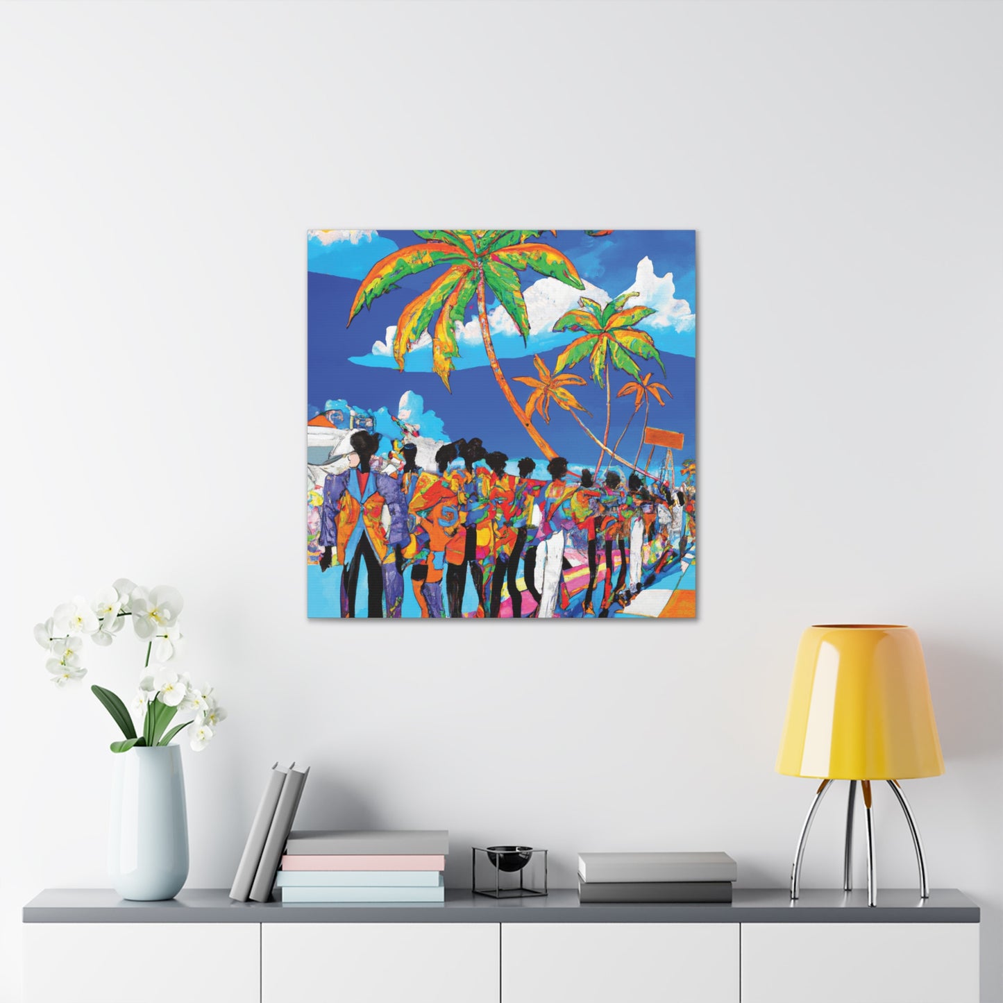 Tropical Wave Canvas Gallery Wraps