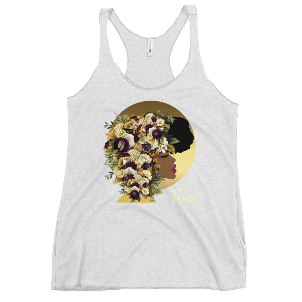 Bouquet Racerback Art Tank