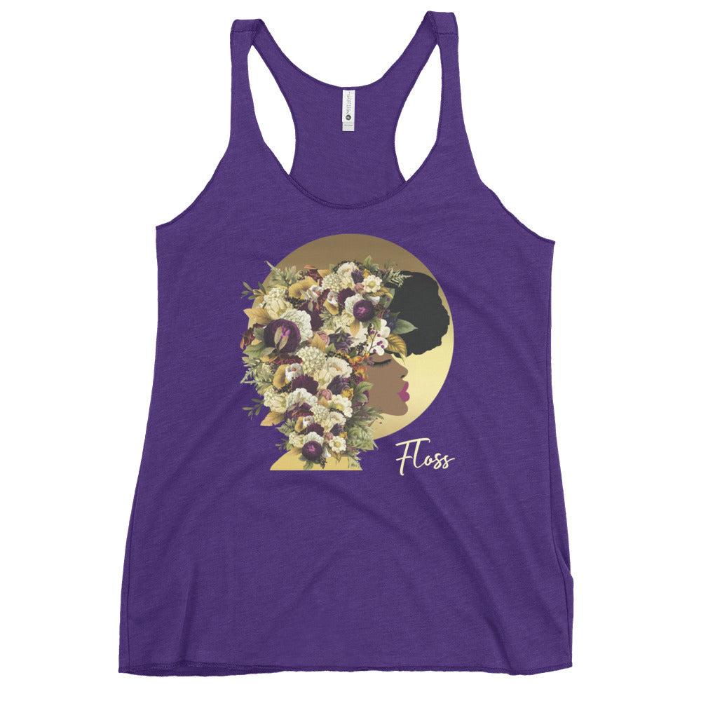 Bouquet Racerback Art Tank