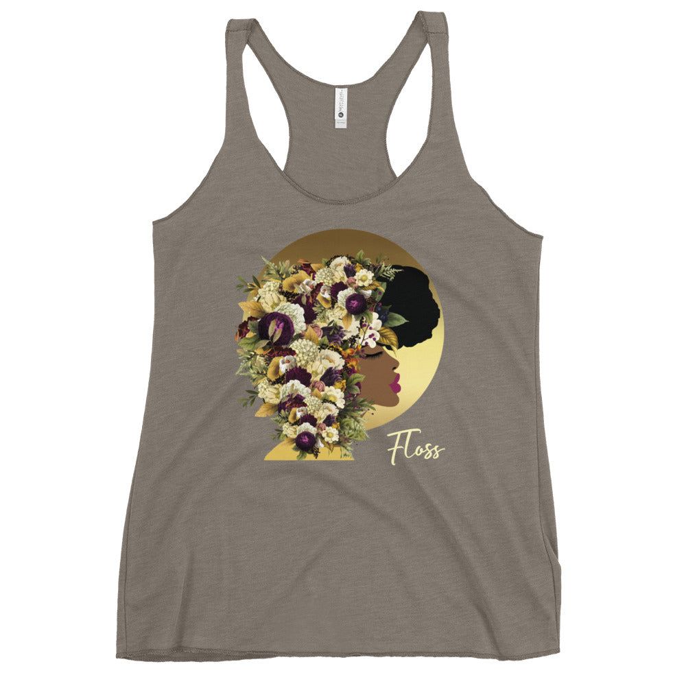 Bouquet Racerback Art Tank