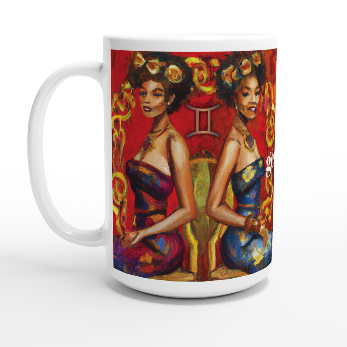 Two of Us Gemini ArtMug -15oz