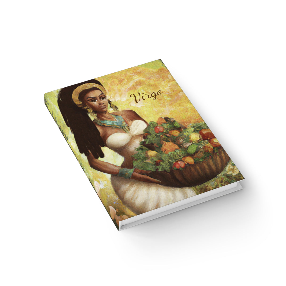 Earth Angel Virgo Hardcover Journal - Ruled Line