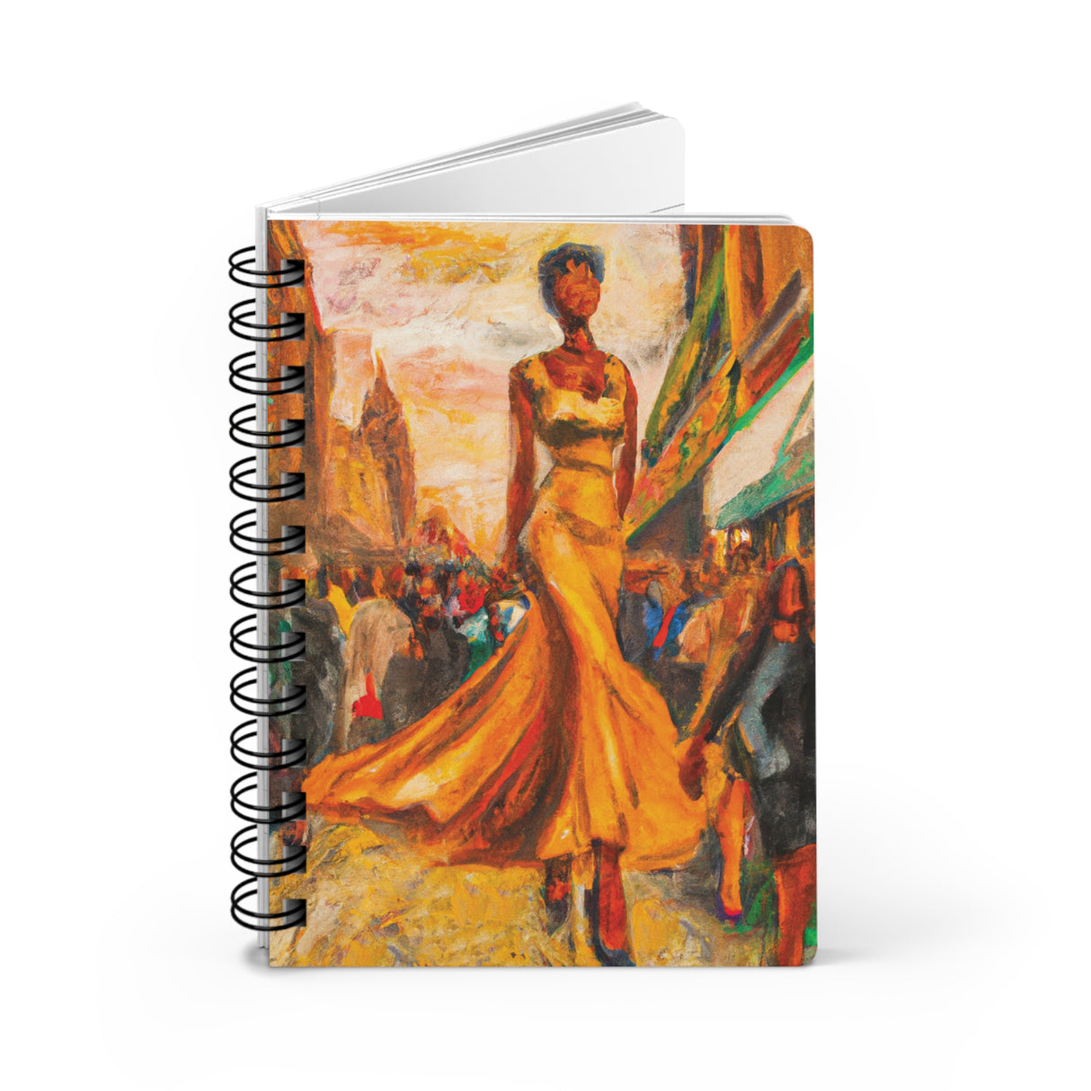 Rih Floss Spiral Bound Notebooks and Journals with 2023-2024 Year-at-a-Glance Calendar