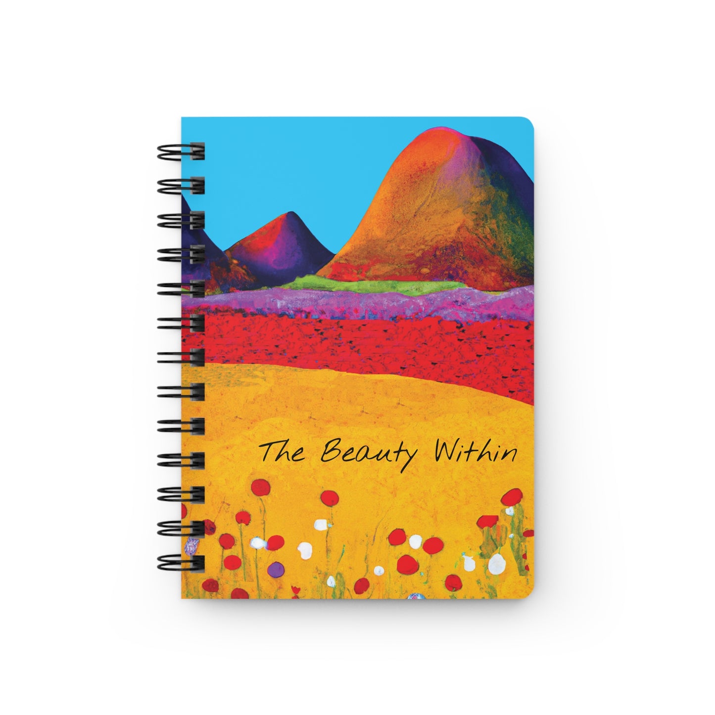 The Beauty Within Spiral Bound Notebooks and Journals with 2023-2024 Year-at-a-Glance Calendar
