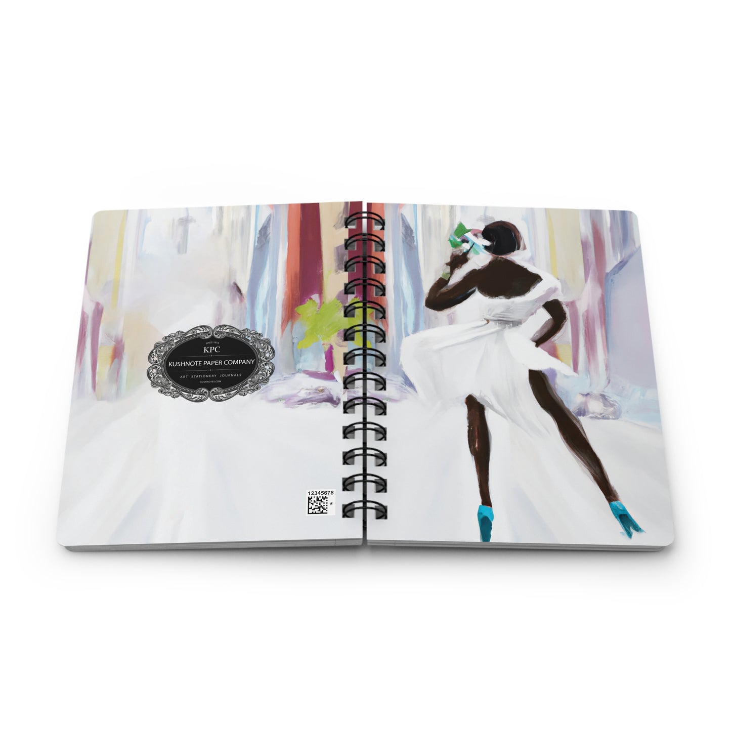 Mary Spiral Bound Notebooks and Journals with 2023-2024 Year-at-a-Glance Calendar
