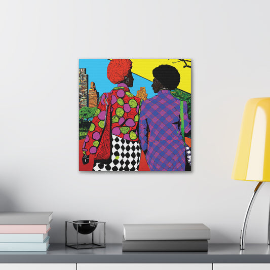 "Listening to my Sis" Canvas Gallery Wraps