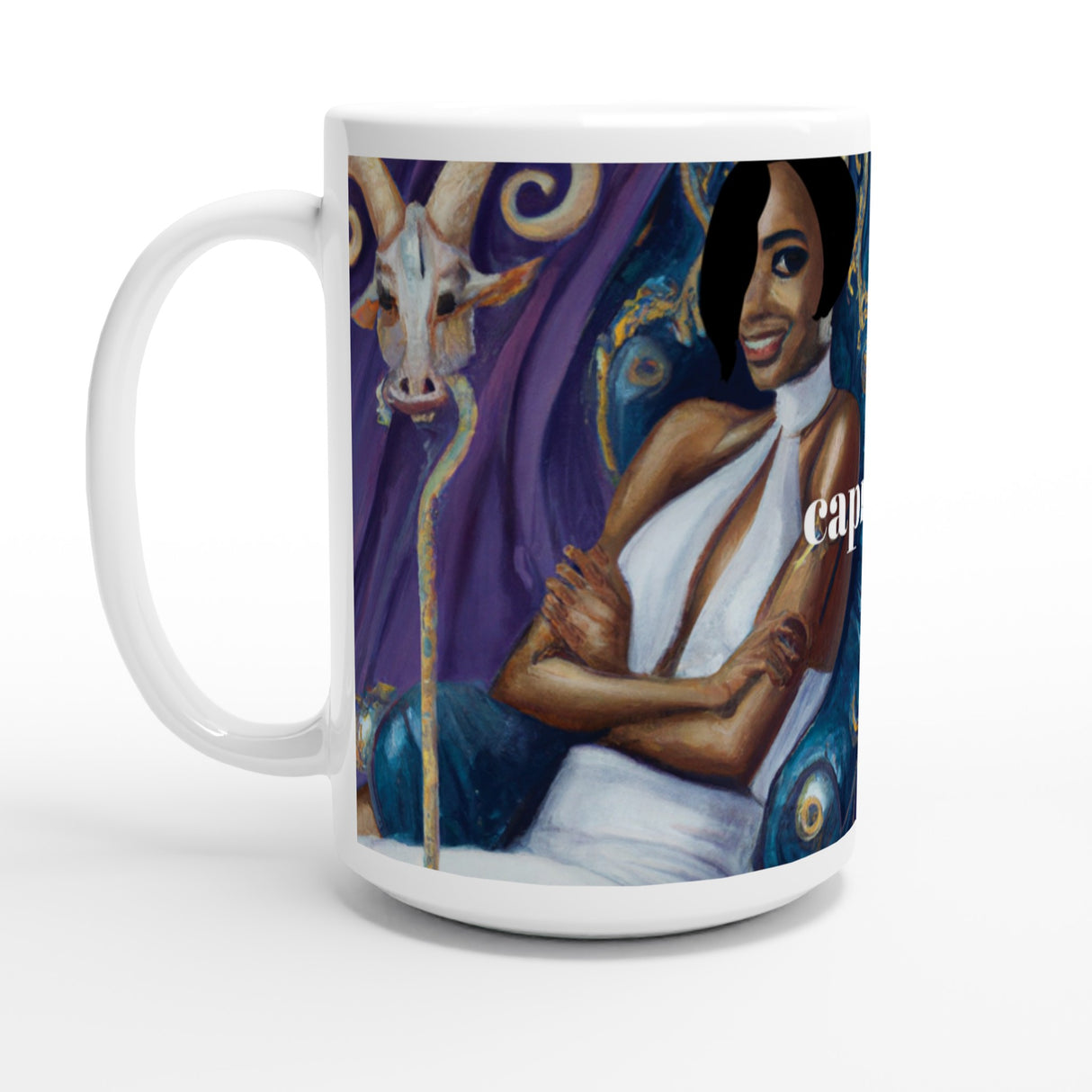 Ms. Independent Capricorn ArtMug  -15oz