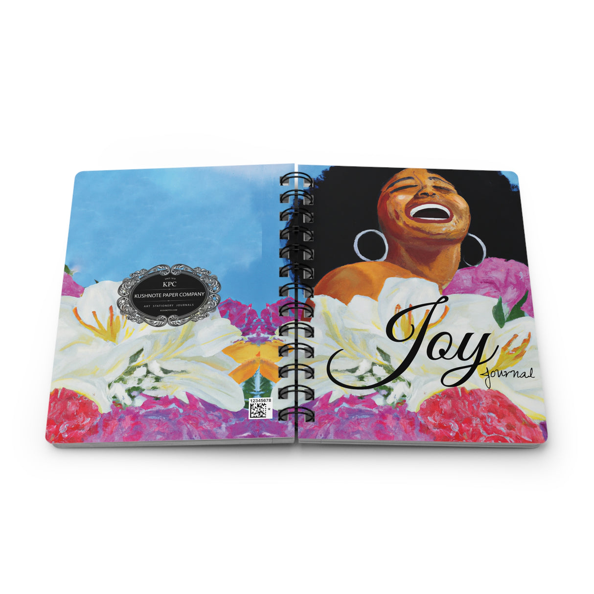 Joy Spiral Bound Notebooks and Journals with 2023-2024 Year-at-a-Glance Calendar