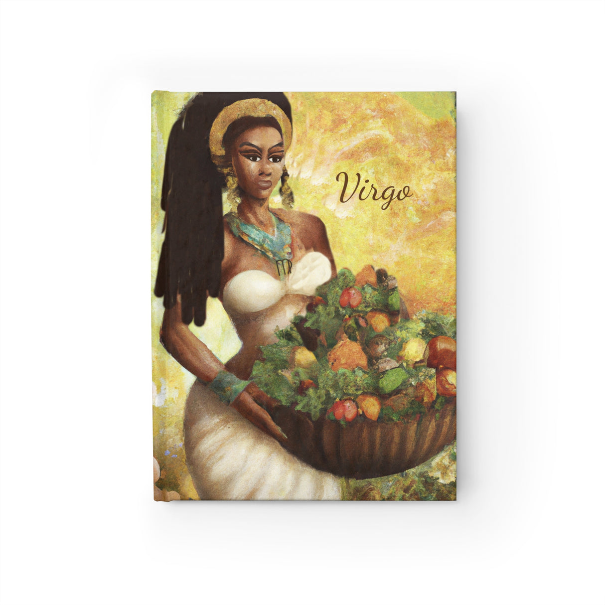 Earth Angel Virgo Hardcover Journal - Ruled Line