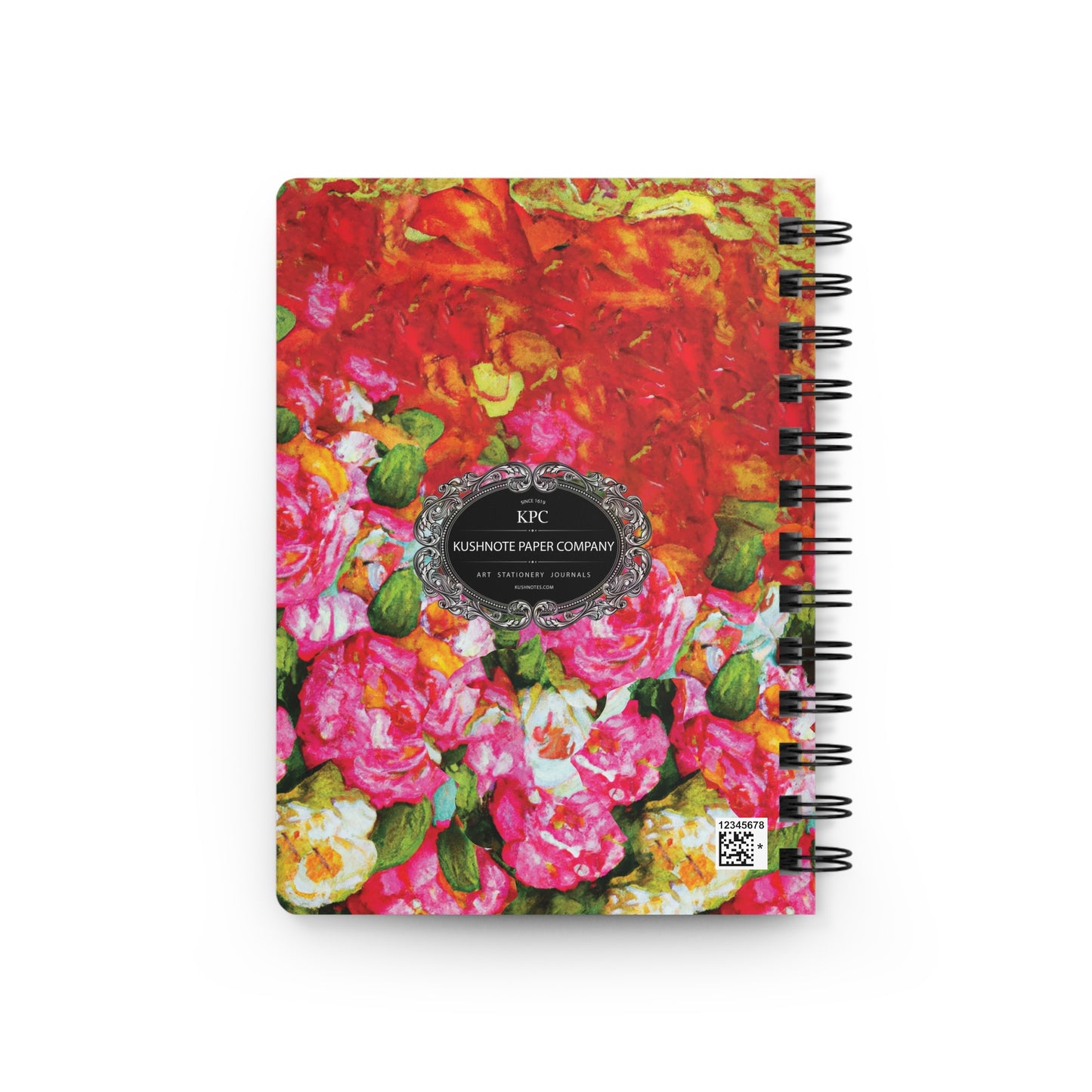 Lovey Spiral Bound Notebooks and Journals with 2023-2024 Year-at-a-Glance Calendar
