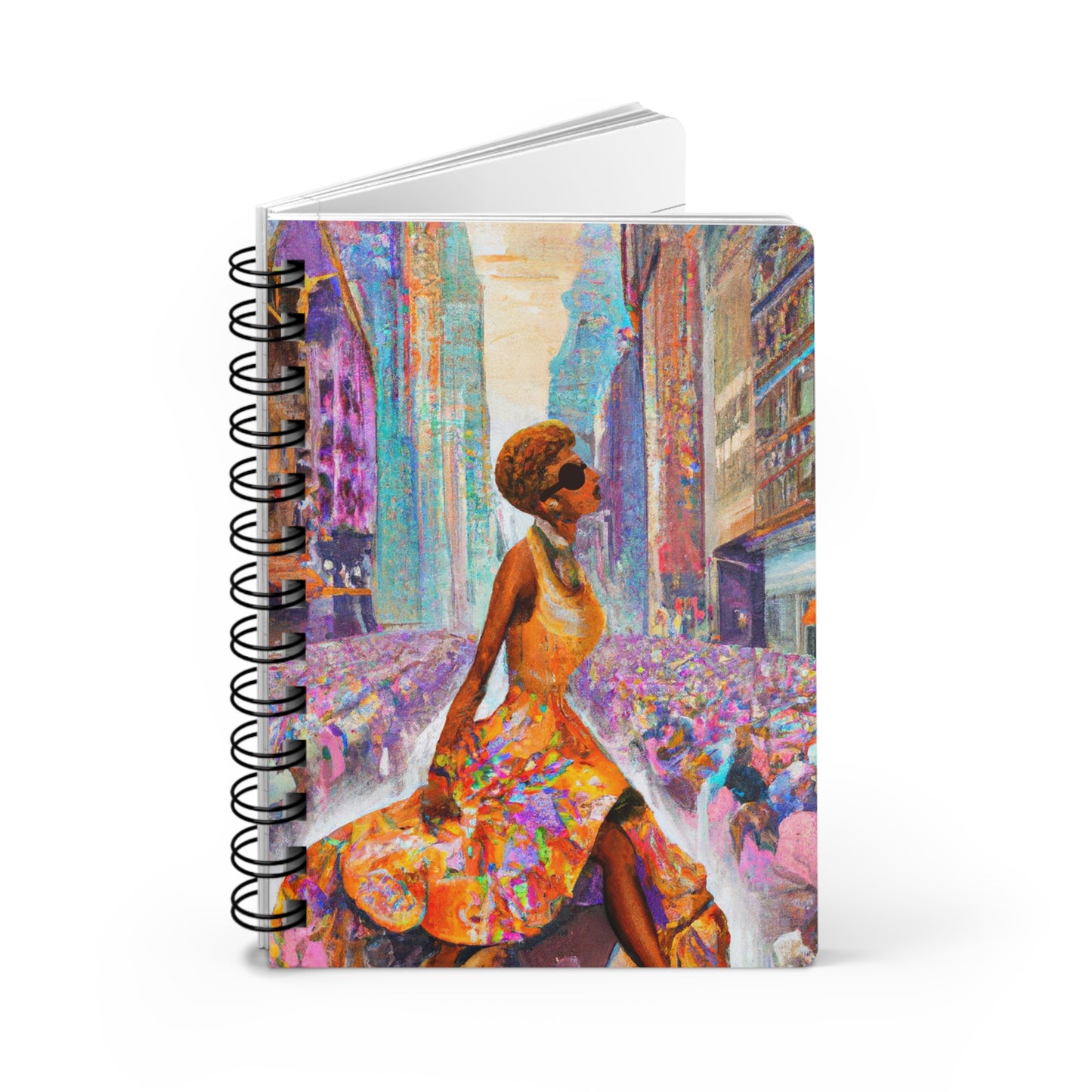 Flossy and Classy Spiral Bound Notebooks and Journals with 2023-2024 Year-at-a-Glance Calendar