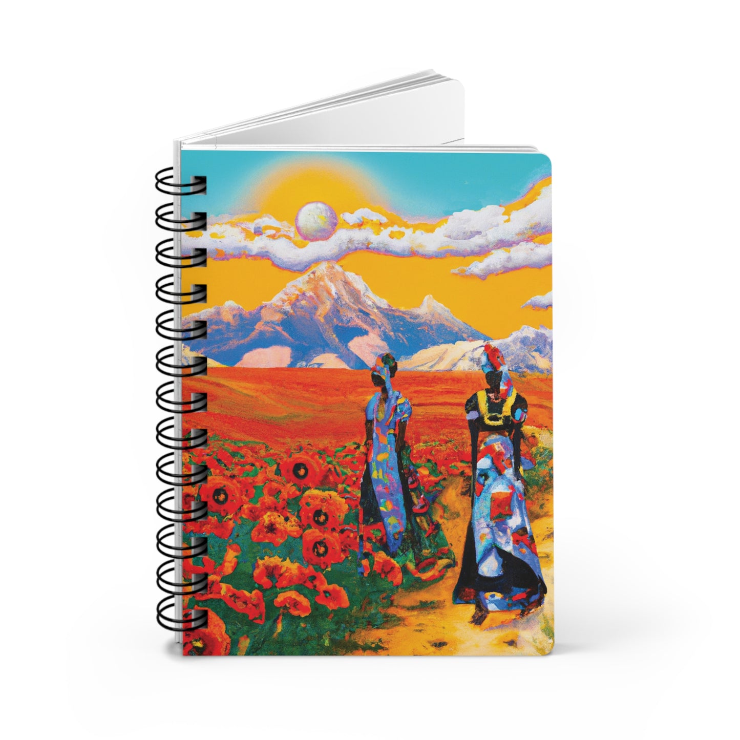 Naturally Devine Spiral Bound Notebooks and Journals with 2023-2024 Year-at-a-Glance Calendar