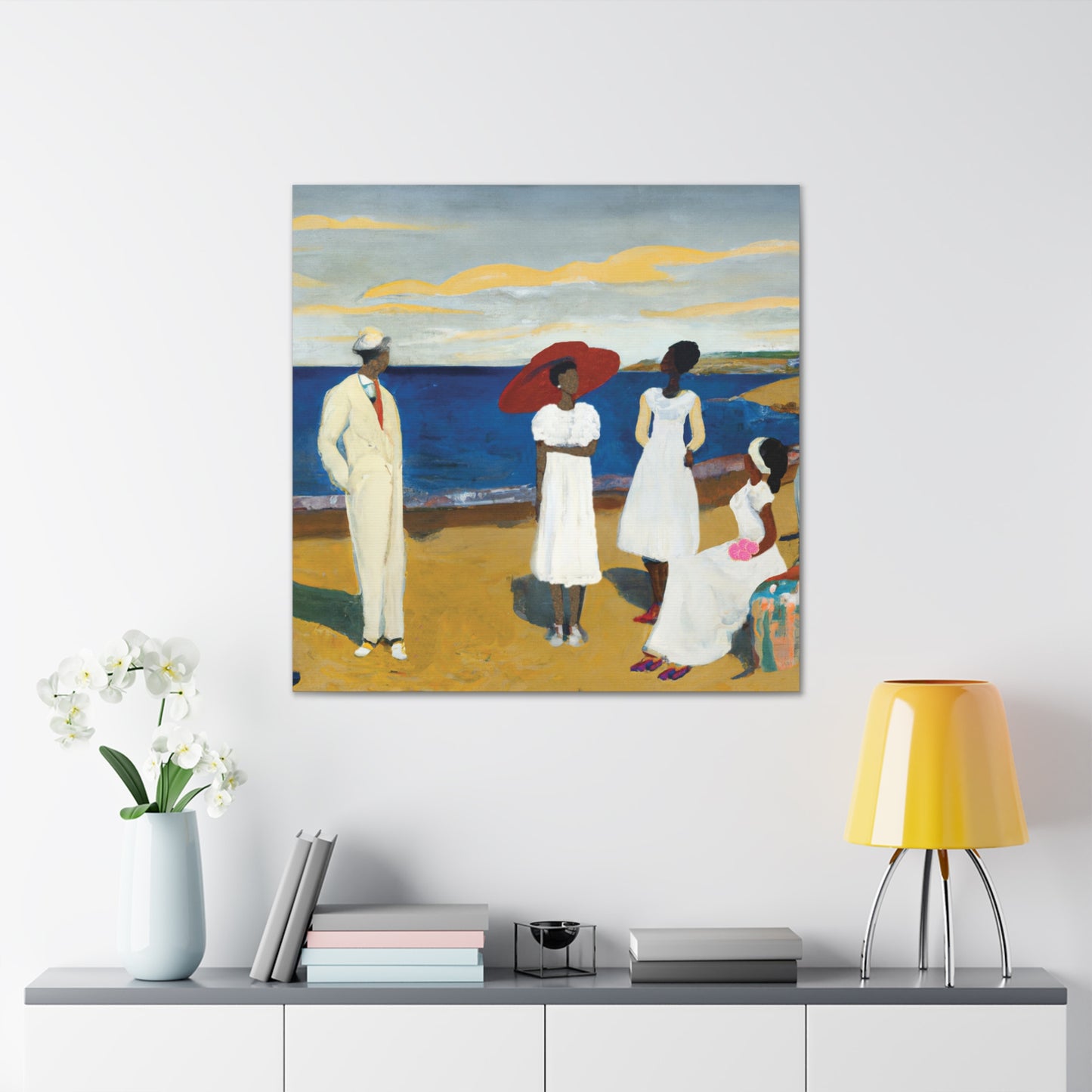 Home By The Sea Canvas Gallery Wraps