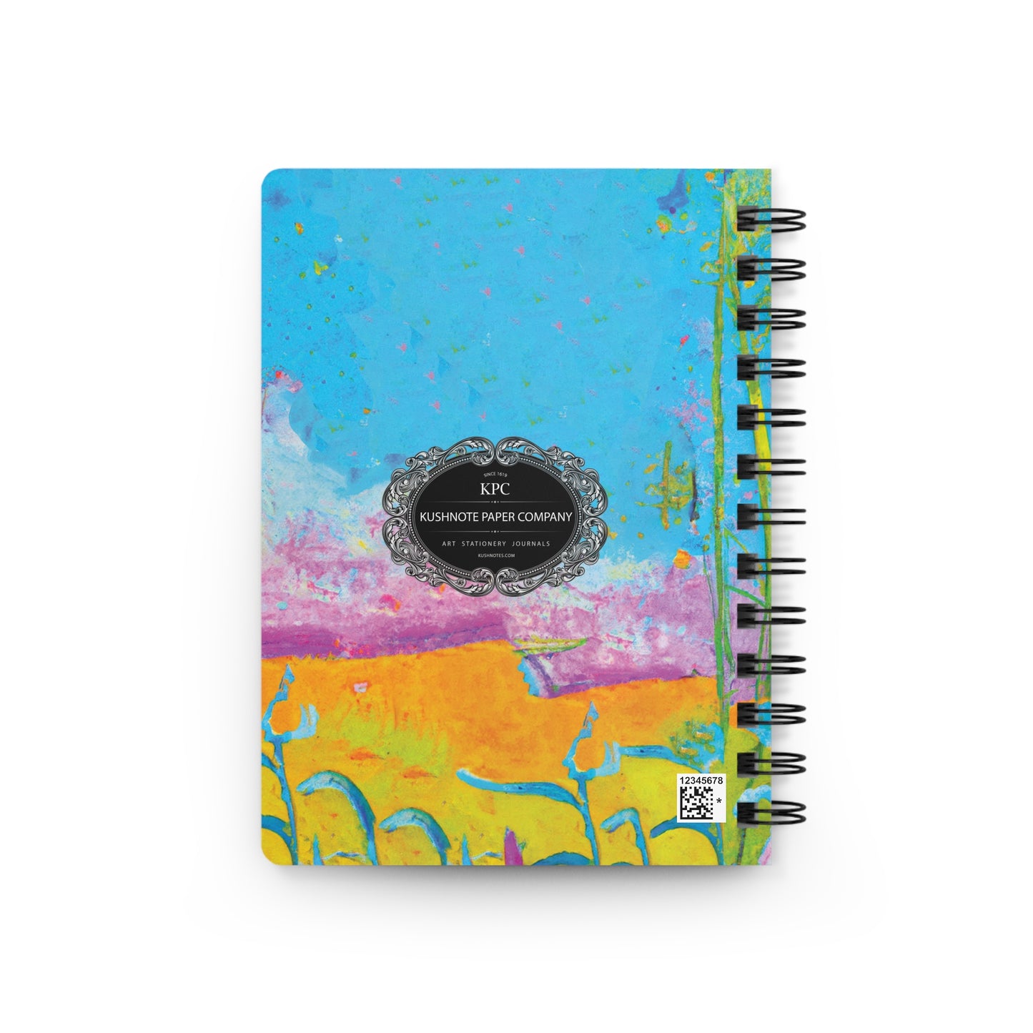 Colorful Spirit  Spiral Bound Notebooks and Journals with 2023-2024 Year-at-a-Glance Calendar