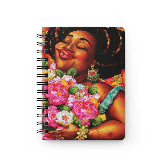 Lovey Spiral Bound Notebooks and Journals with 2023-2024 Year-at-a-Glance Calendar