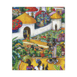 Ashanti Village Panel 1 Canvas Gallery Wraps