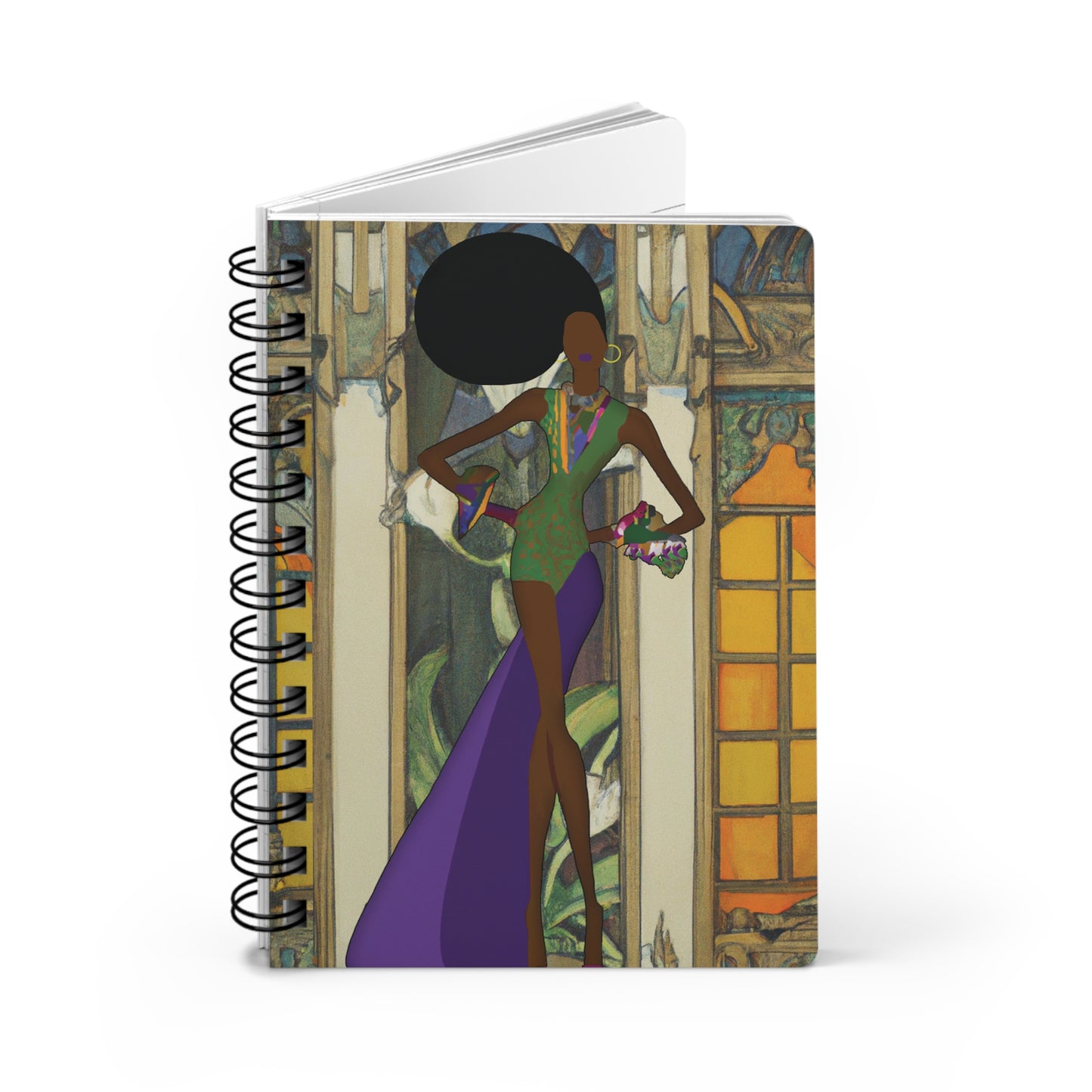 Ella Spiral Bound Notebooks and Journals with 2023-2024 Year-at-a-Glance Calendar